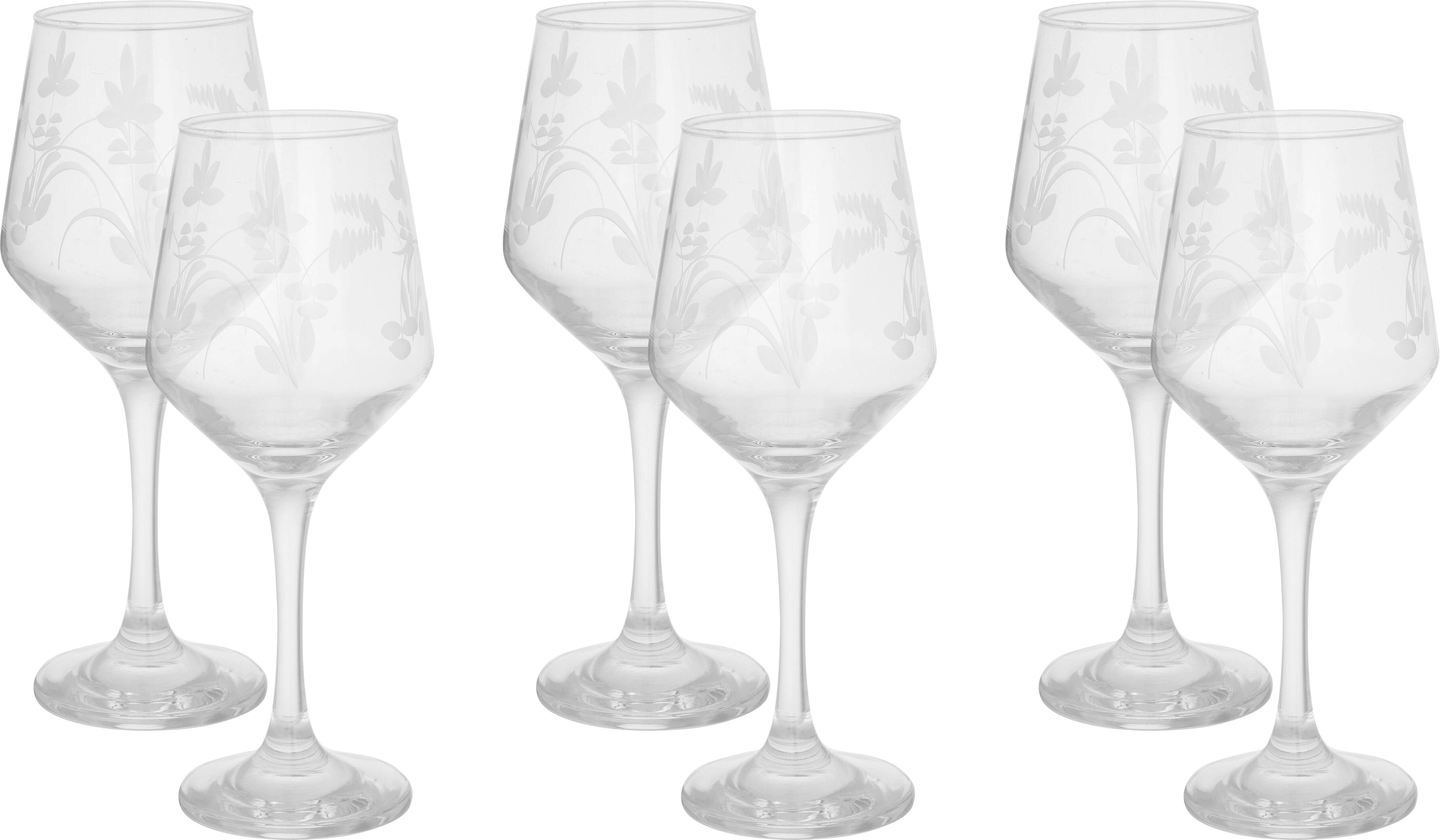 Snabel Glass Set, 6 Pieces, 250 ml - Clear Grey