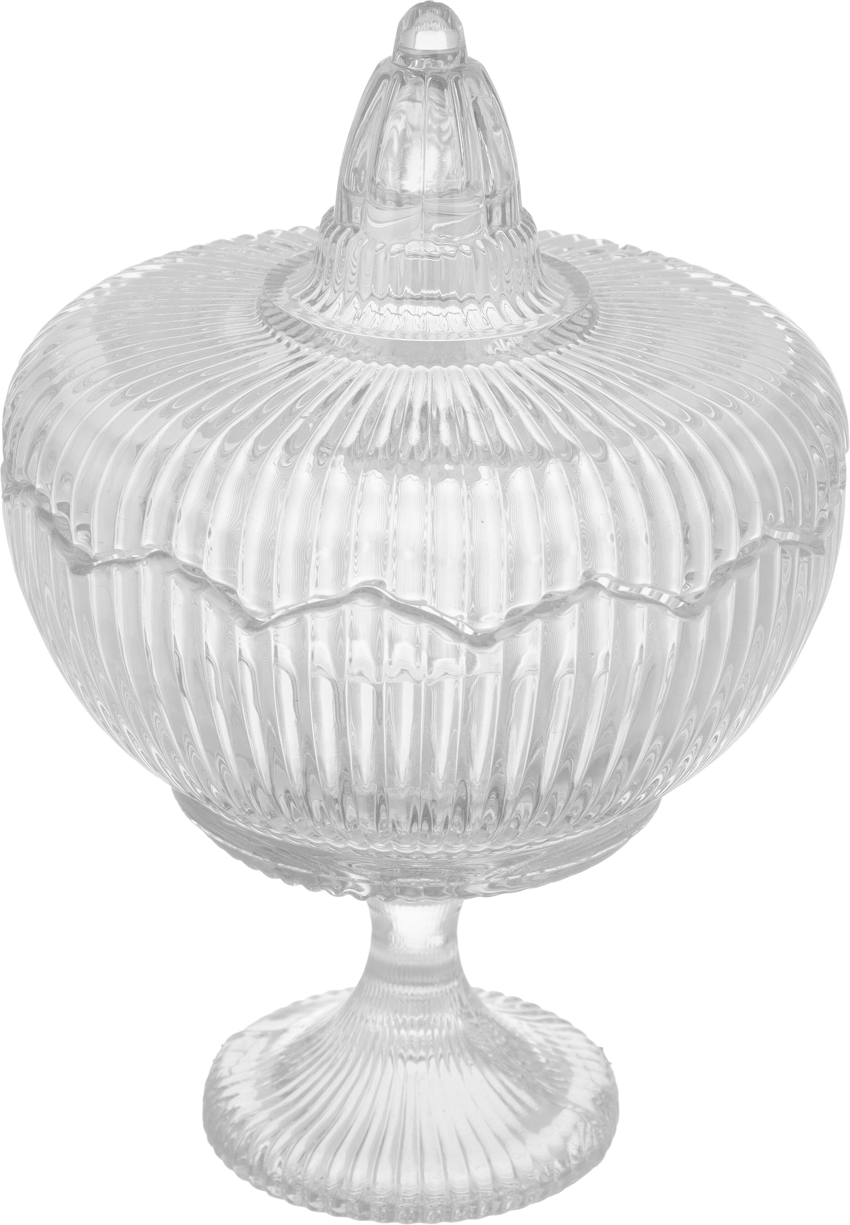 City Glass Bonbonniere with Lid, 630 ml - Clear