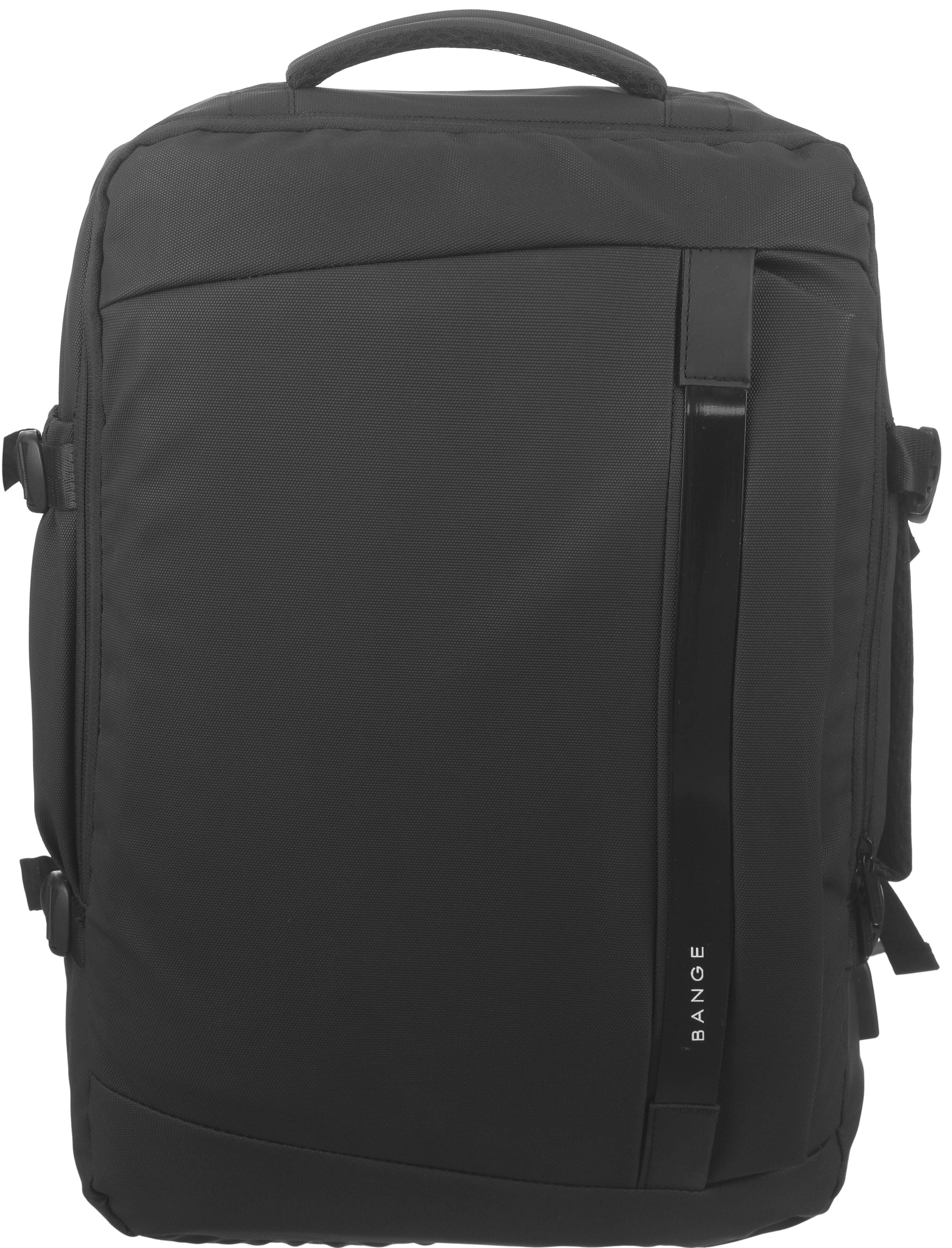 Bange Waterproof Laptop Bag, 4 Zippers, 19 Inch, USB Port - Black