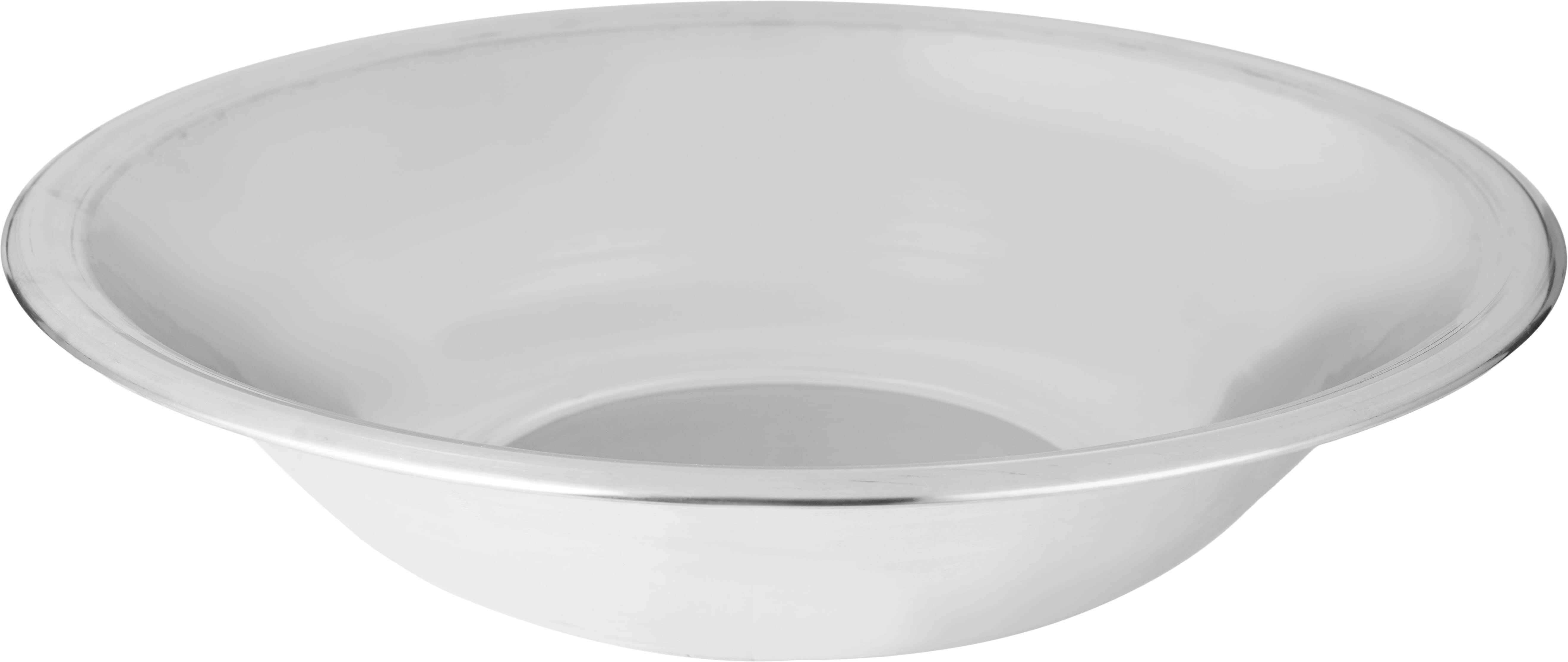 Nickel Chrome Round Kneader, 41.5 cm - Silver