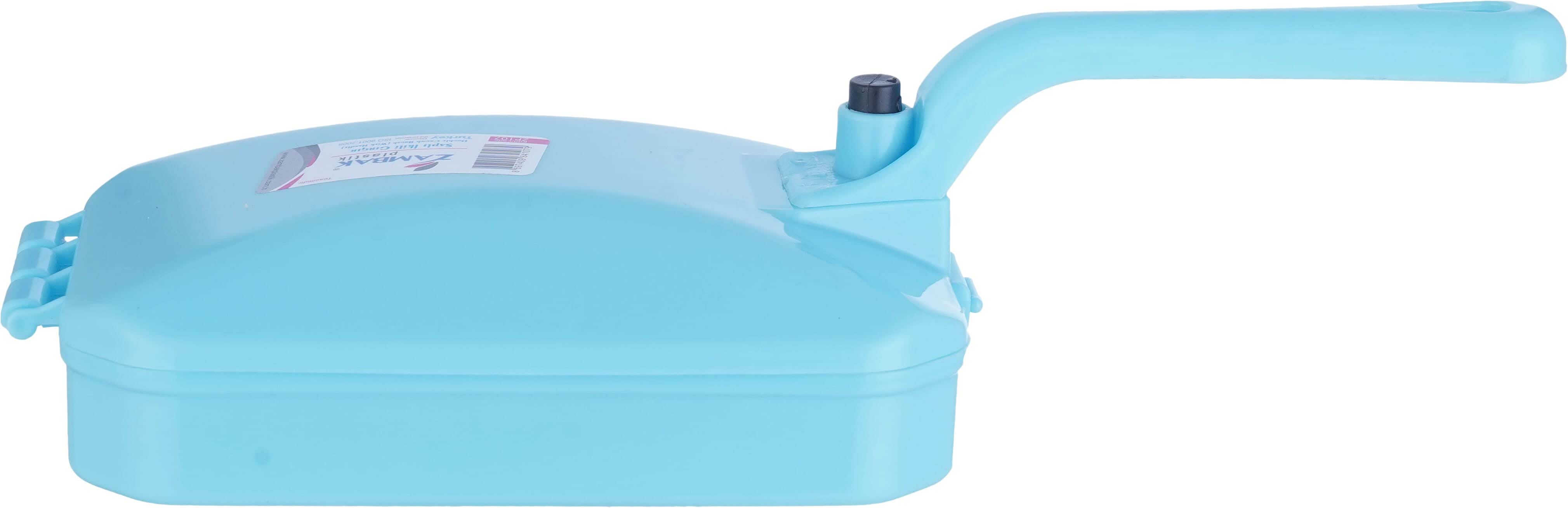 Zambak Plastic Carpet Sweeper, 2 Rolls, 20×10 cm - Light Blue