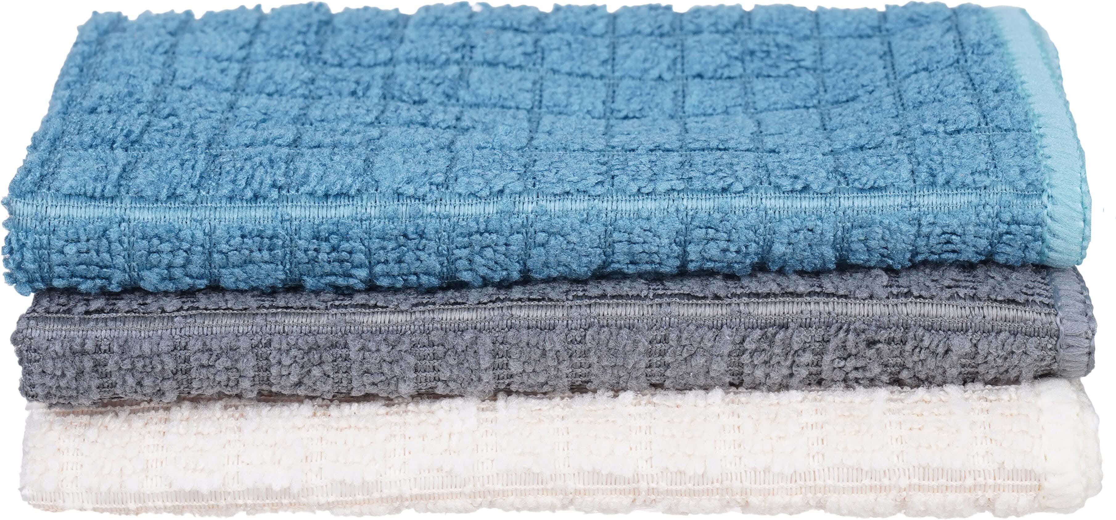 Fabric Kitchen Cleaning Towel Set, 3 Pieces, 30 cm - Multicolor