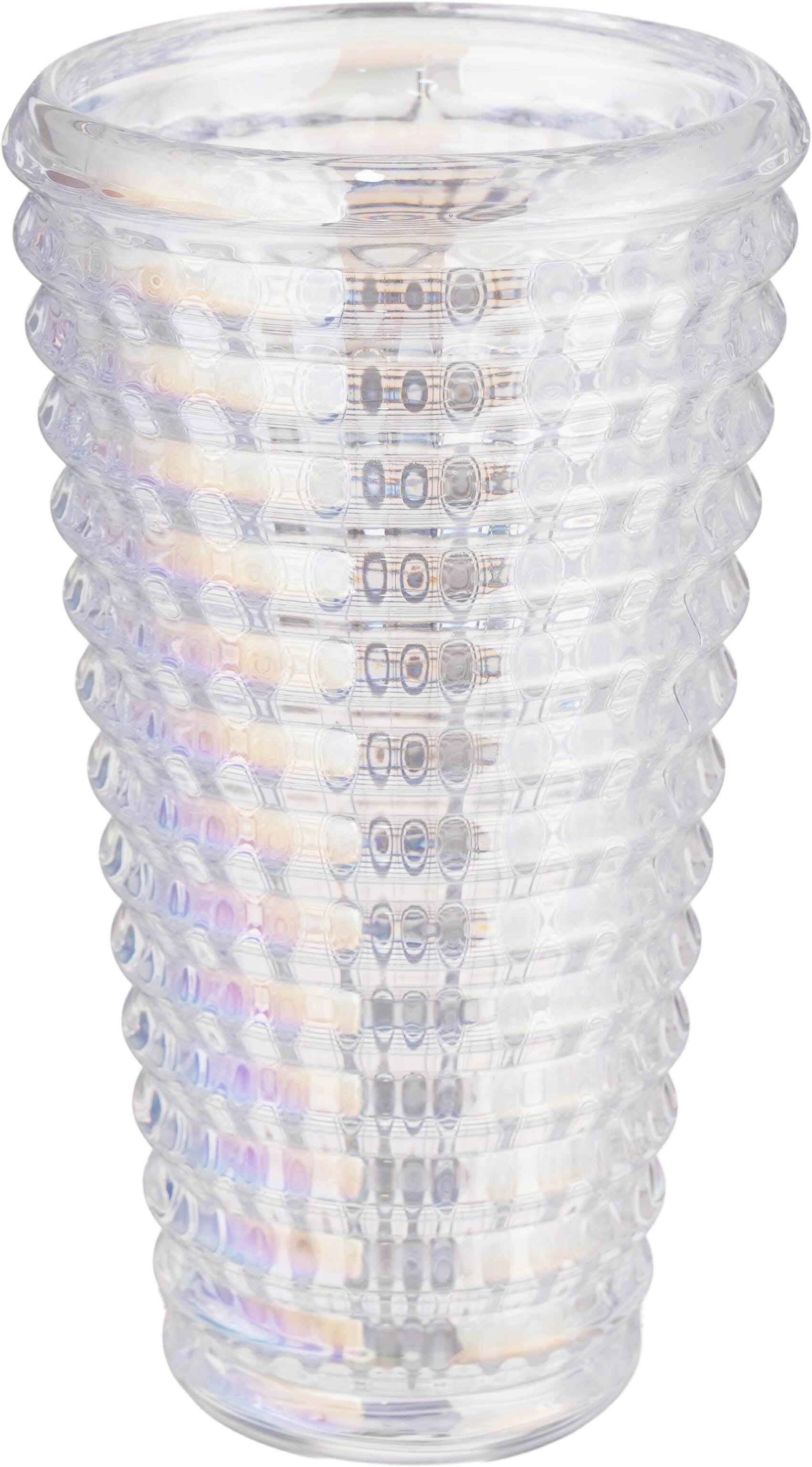 Glass Vase, 17 cm - Clear