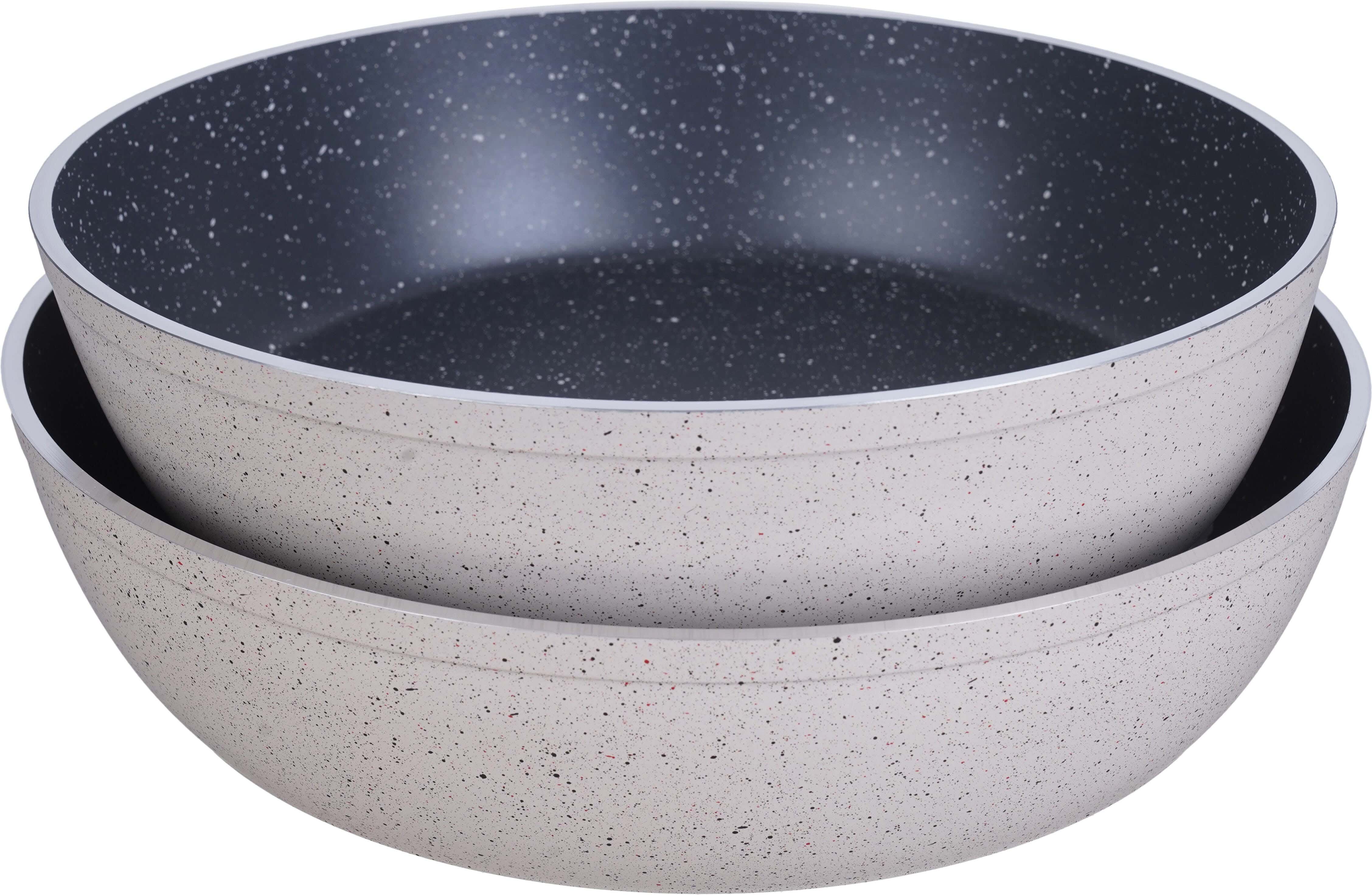 Vision Rox Granite Oven Trays Set, 2 Pieces - Beige