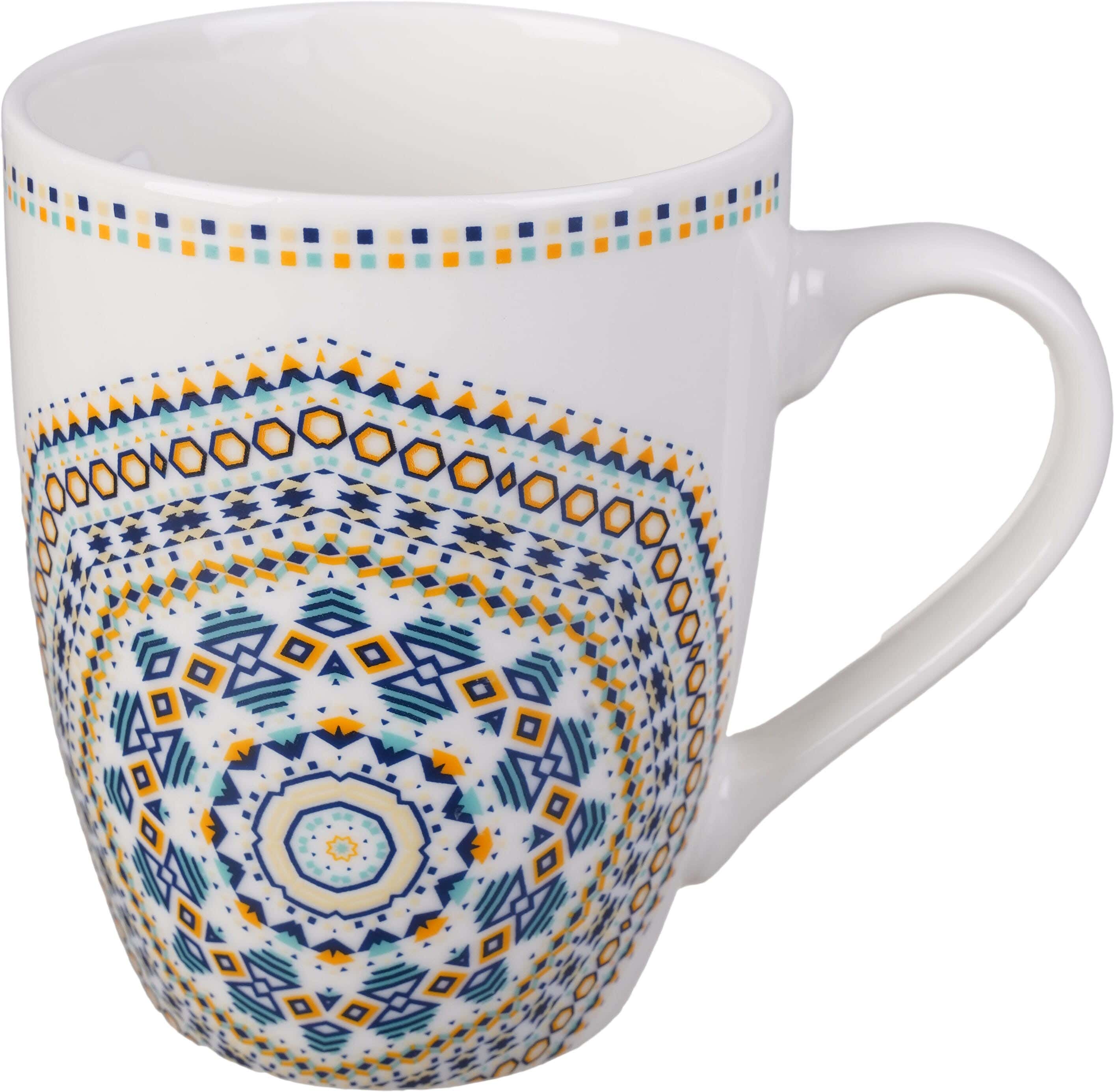 Group Tiger Porcelain Mug, 280 ml - Multicolor