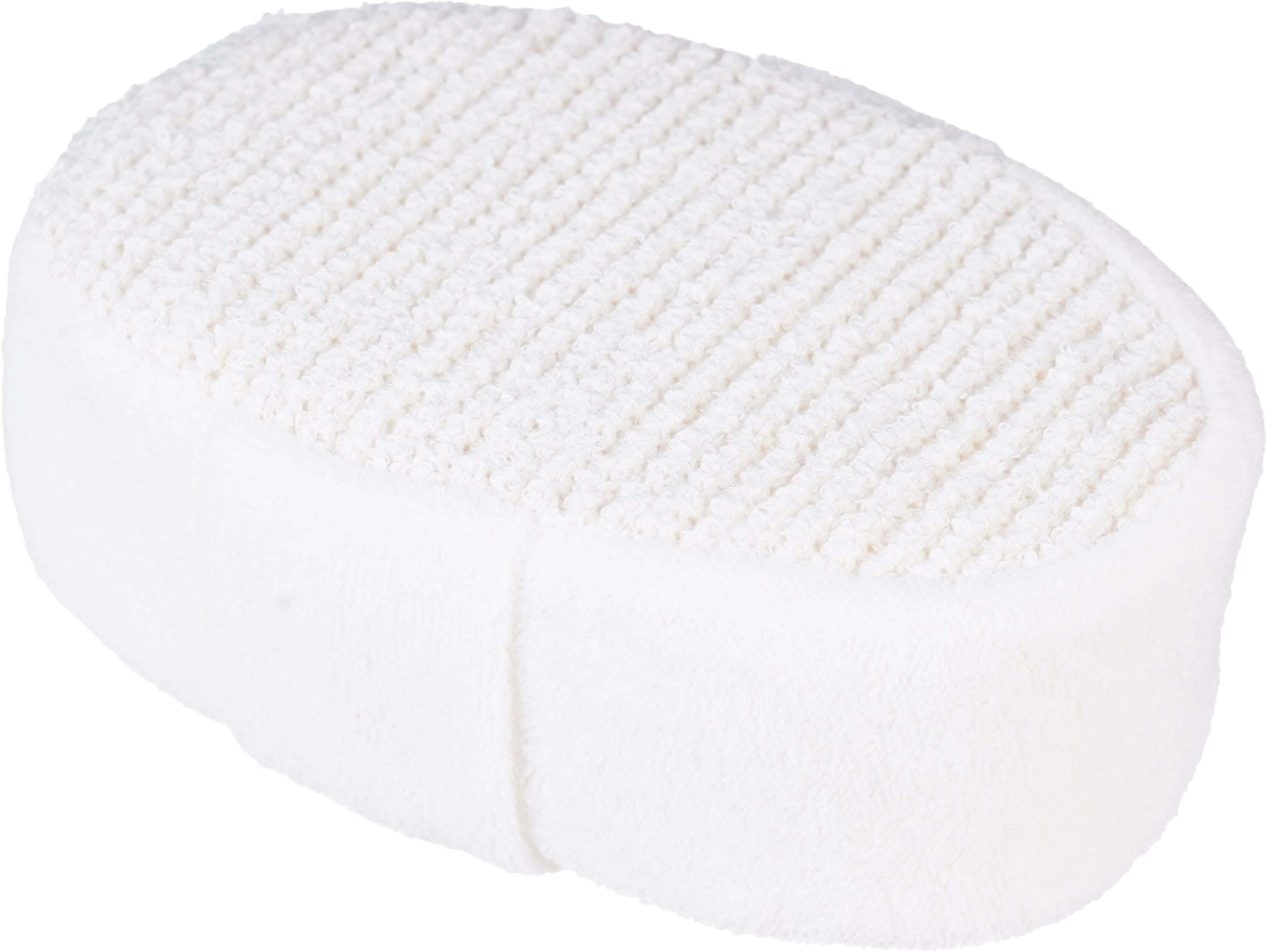 Soft bath loofah, 14×10 cm - Off White