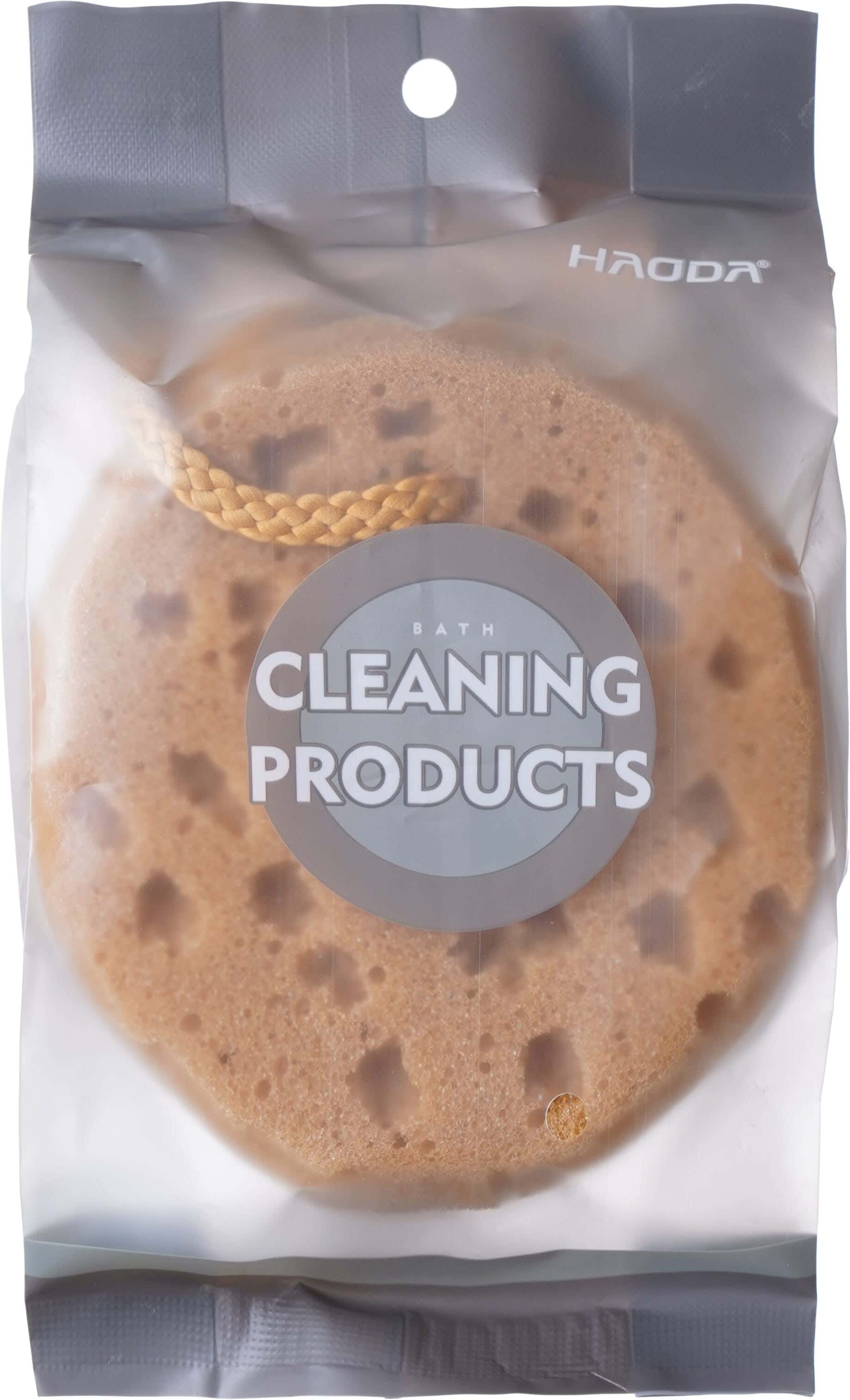 Round bath sponge loofah, 11 cm - Multicolor