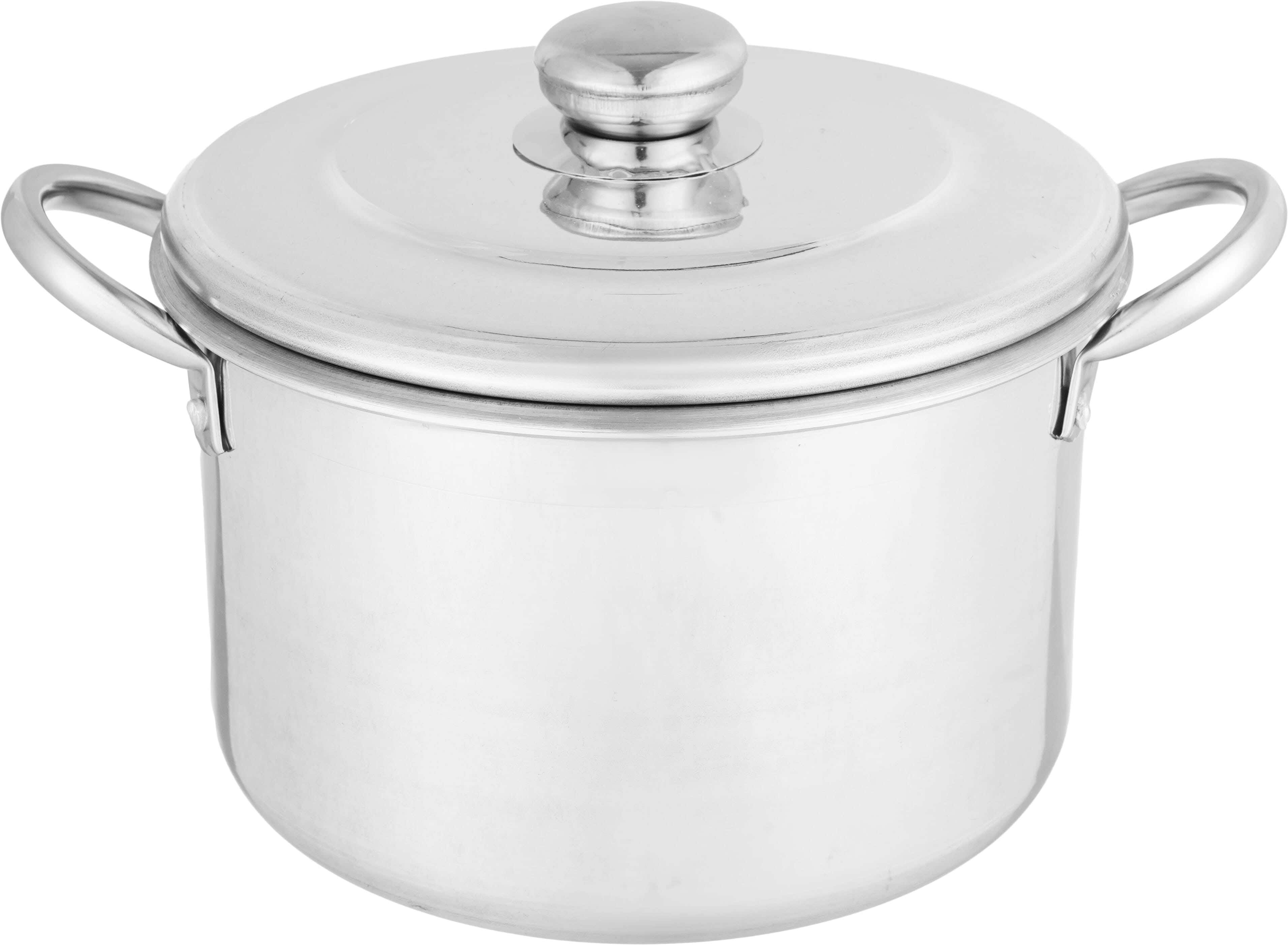 Magic Aluminum Pot with Lid, 20 cm - Silver