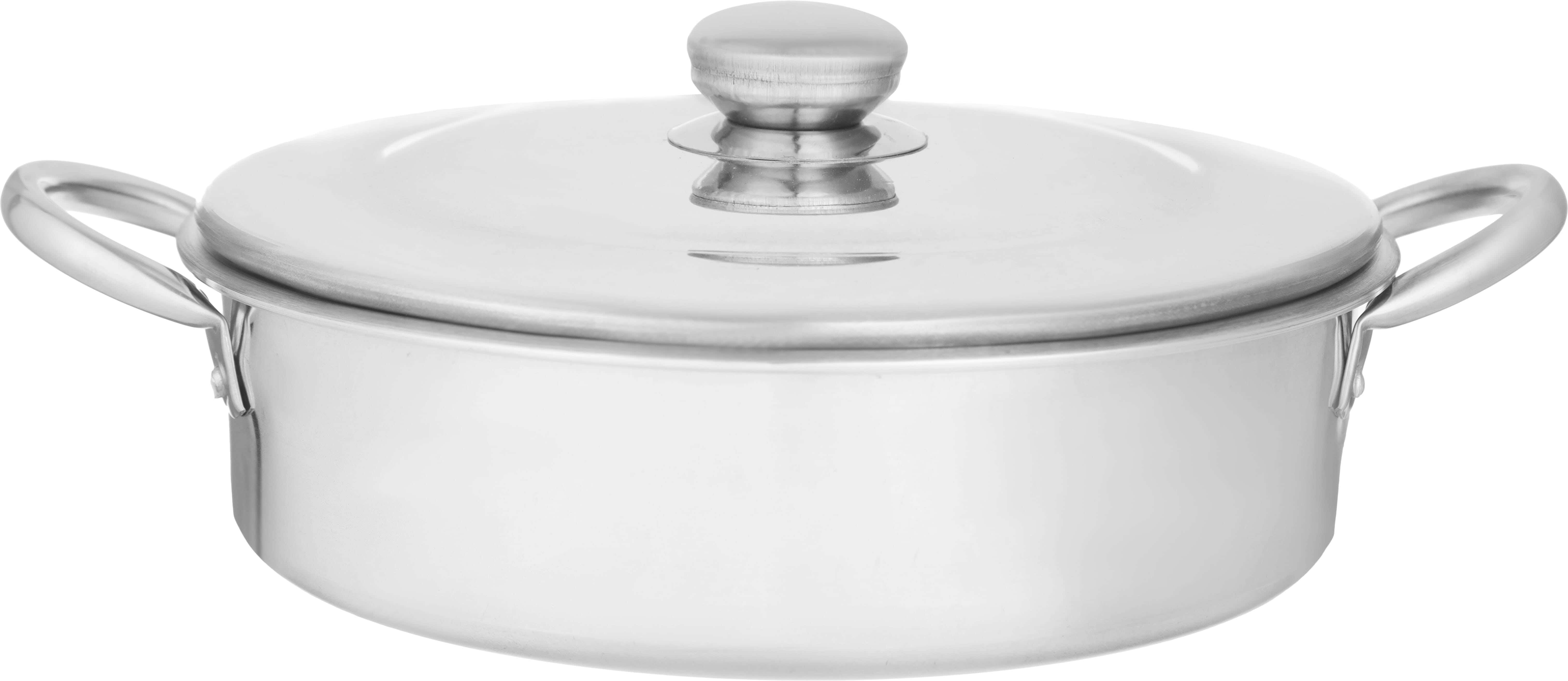 Magic Aluminum Oven Tray with Lid, 24 cm - Silver