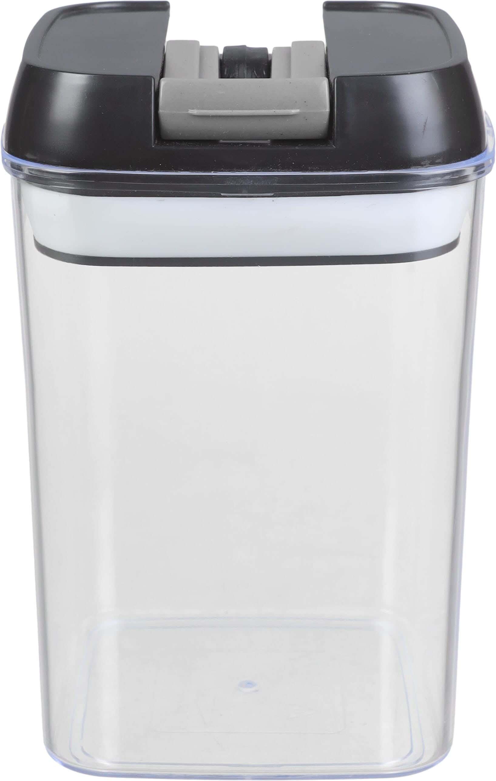 Acrylic Storage Box Set, 6 Pieces - Clear Black
