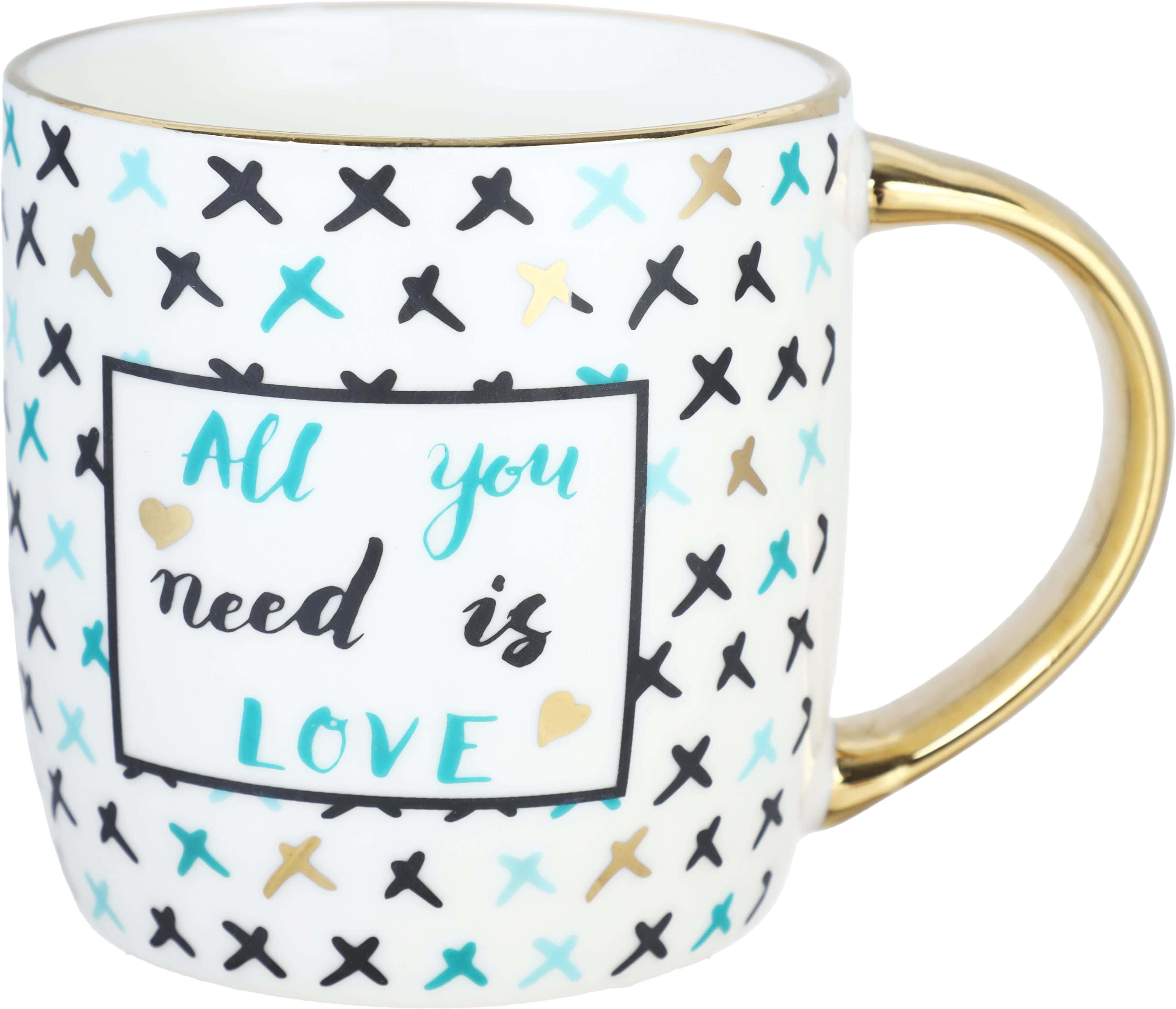Porcelain mug, 350 ml - Multicolor