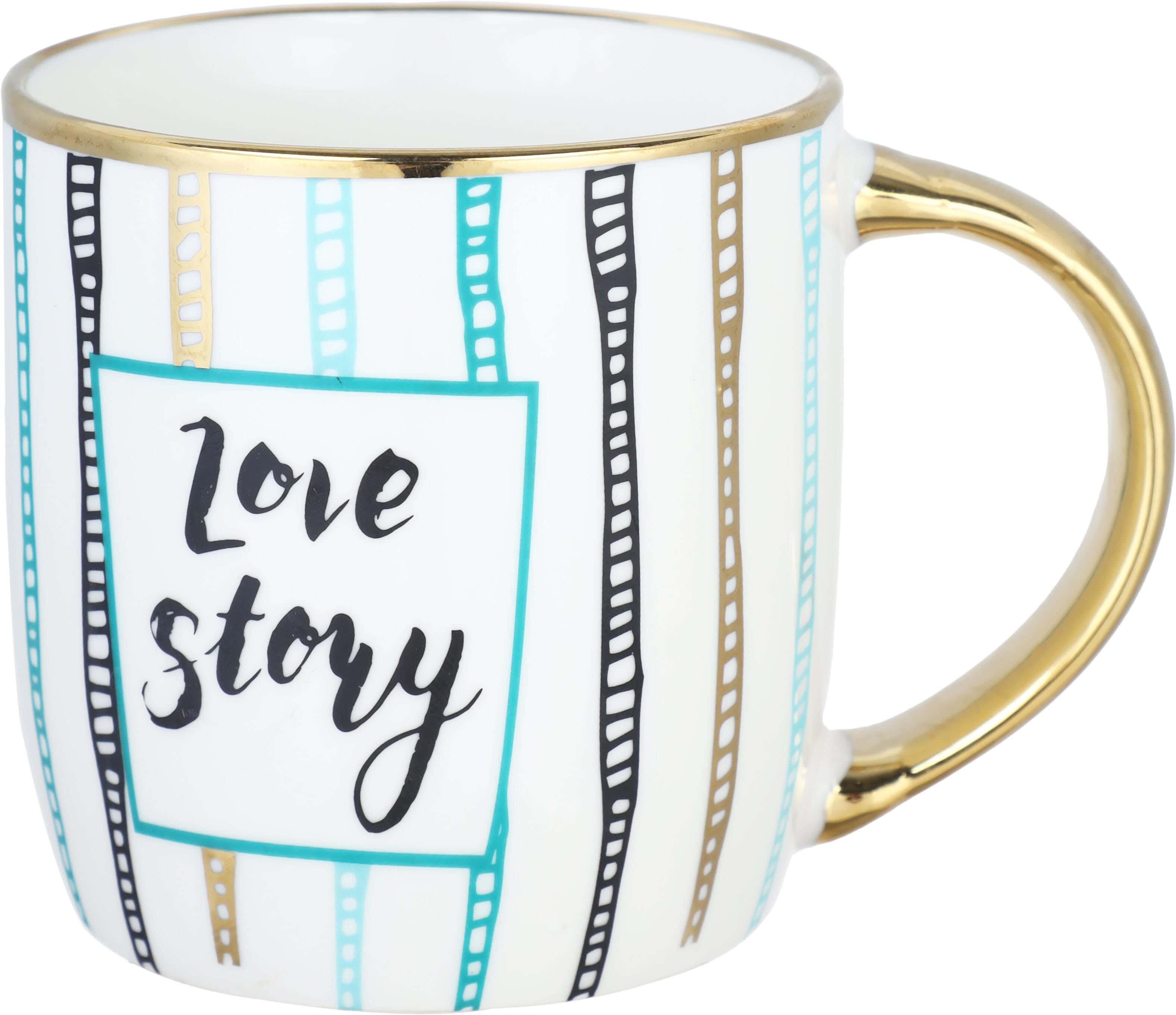 Porcelain mug, 350 ml - Multicolor