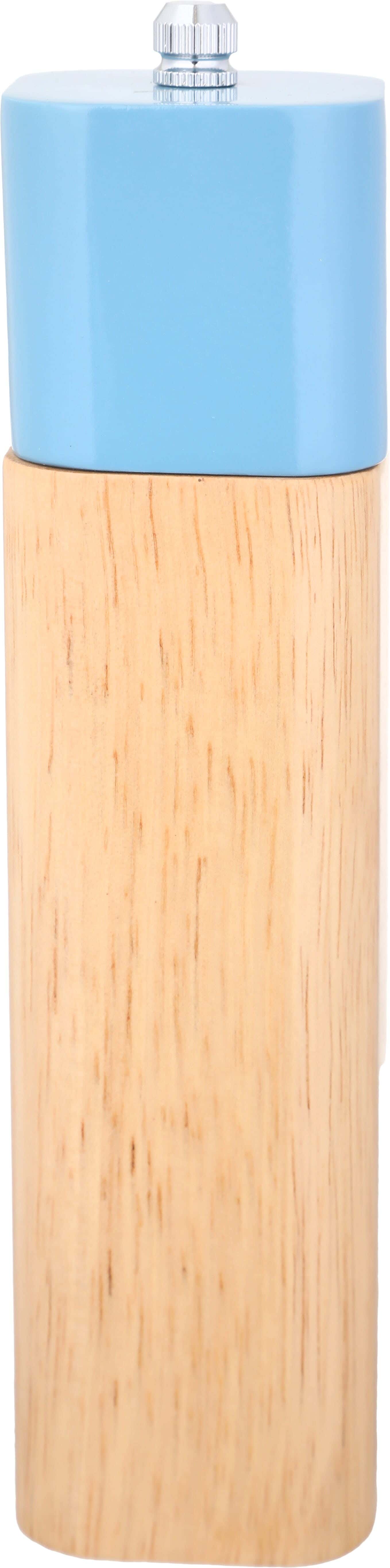 Tessie & Jessie Wooden Spice Grinder, 20 cm - Wooden Blue