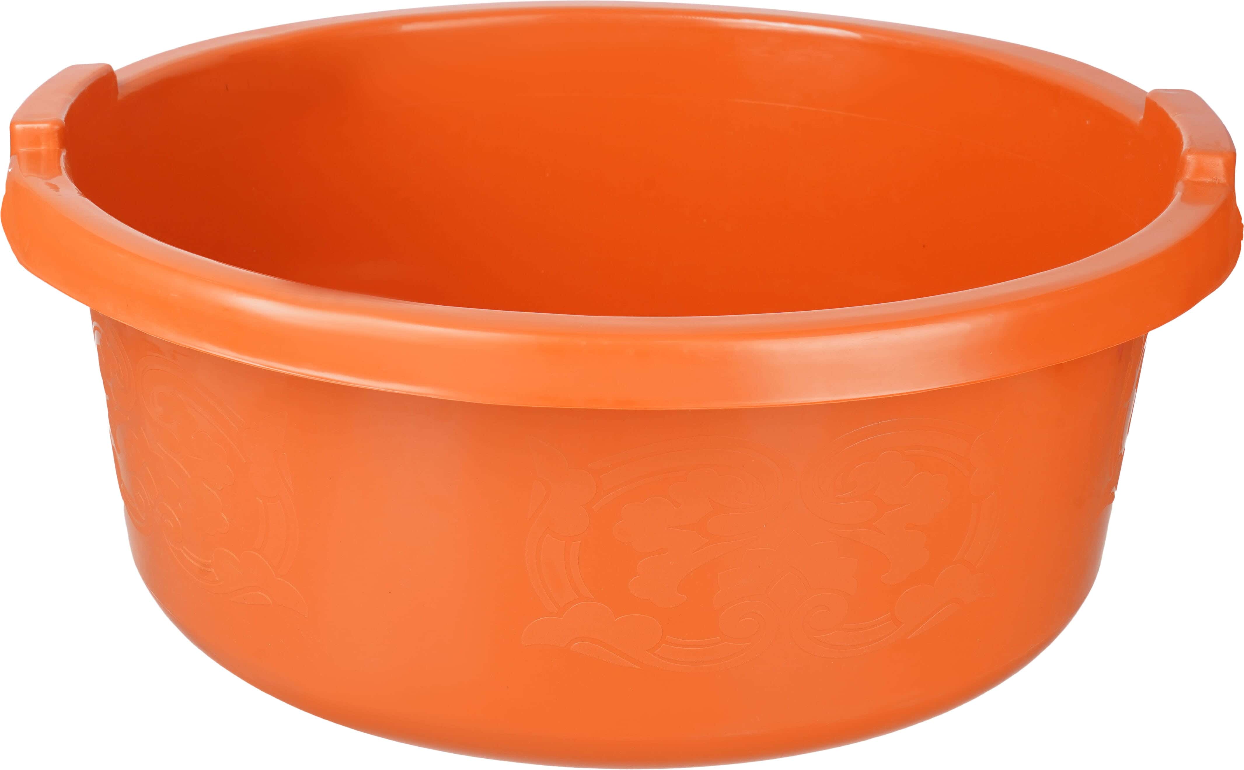 Plastic Washing Dish, 55 Litres - Orange
