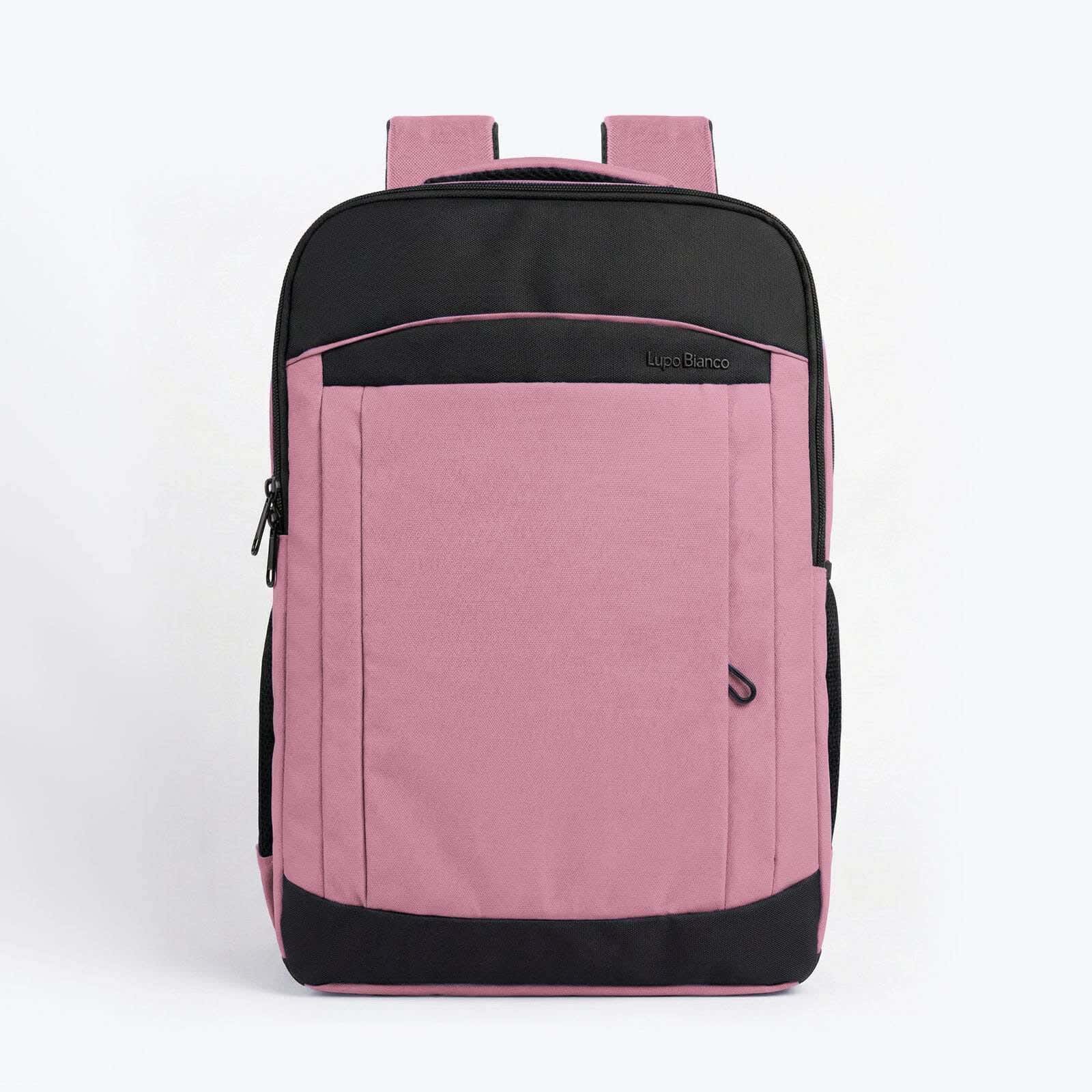Lupo bianco Waterproof Laptop Bag, 3 Zippers, 16 Inch - Cashmere Black