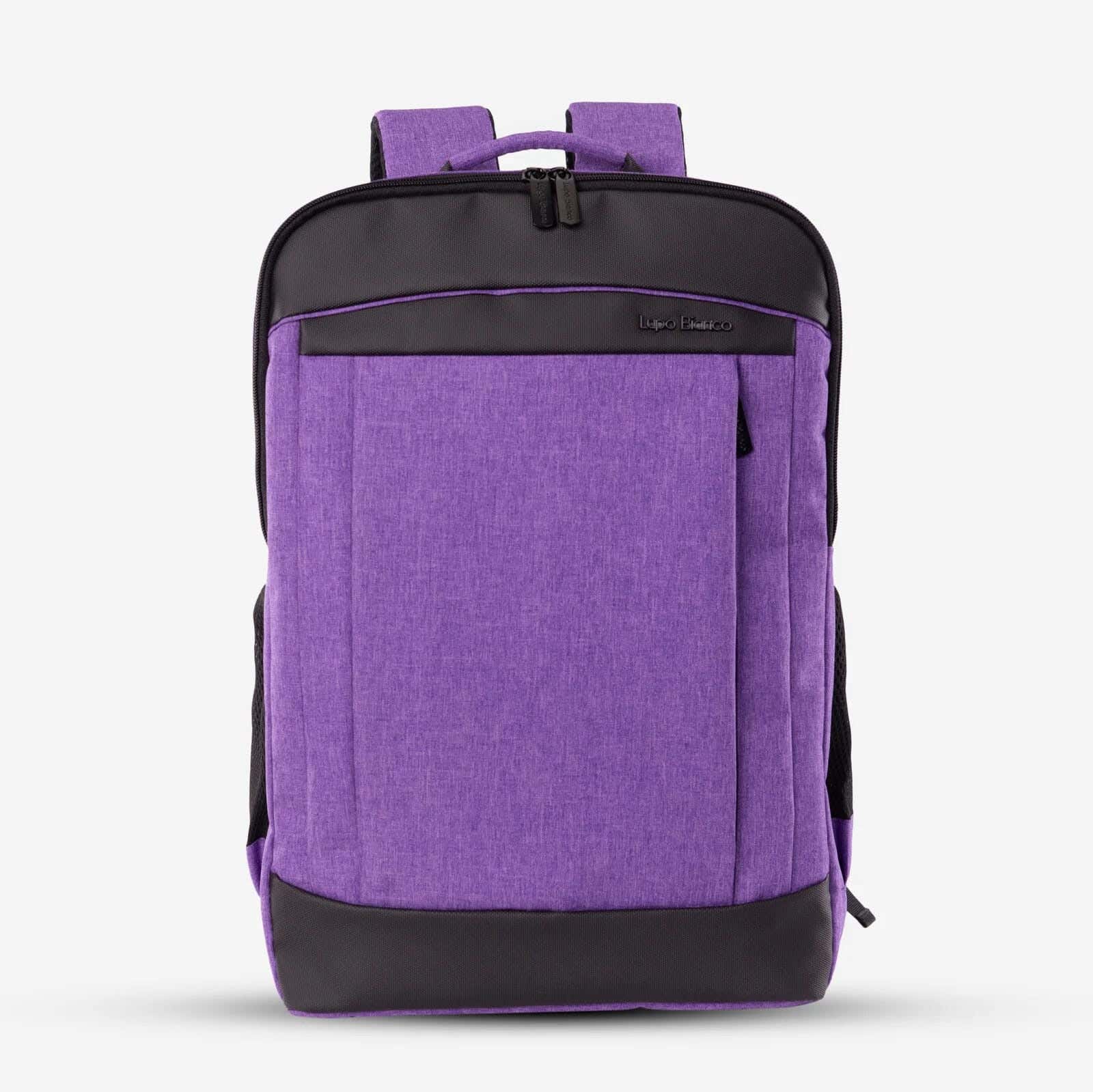 Lupo bianco Waterproof Laptop Bag, 3 Zippers, 16 Inch - Mauve