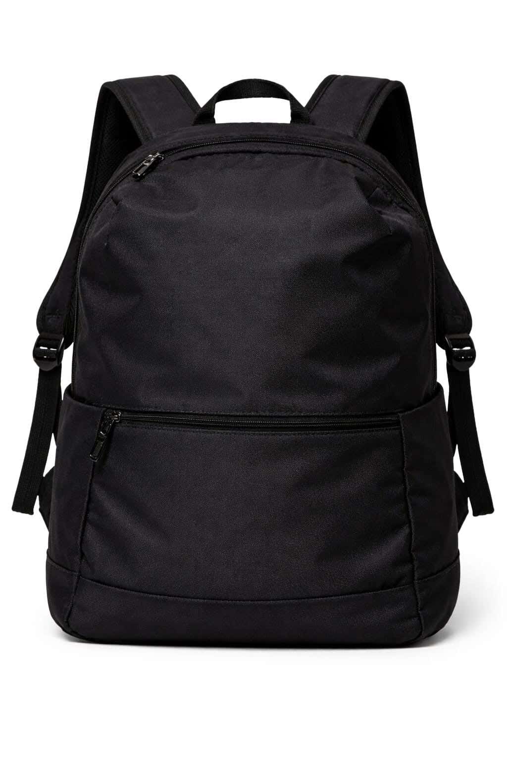 Lupo bianco Polyester Laptop Bag, 3 Zippers, 16 Inch - Black