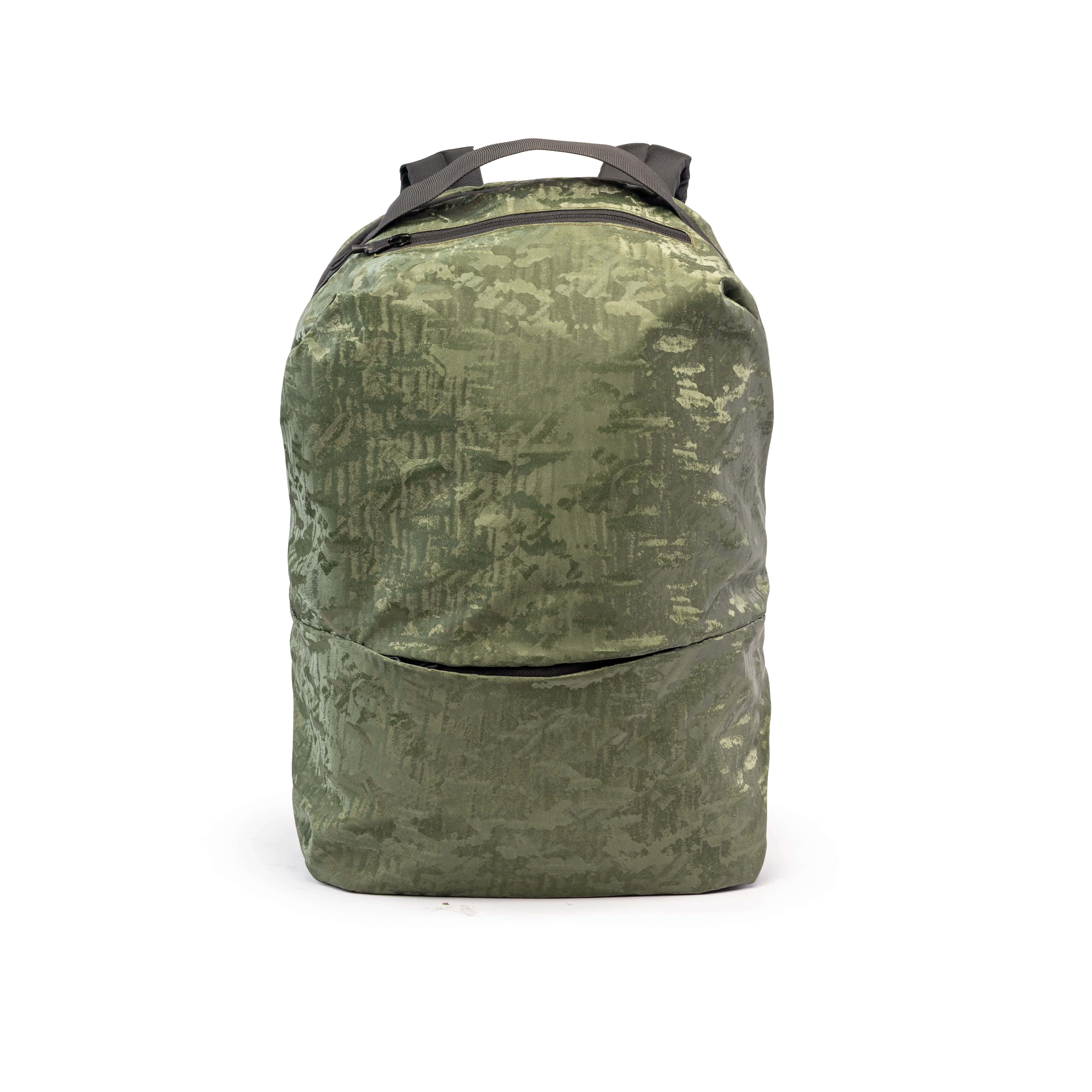Lupo bianco Polyester Laptop Bag, 3 Zippers, 16 Inch - Olive