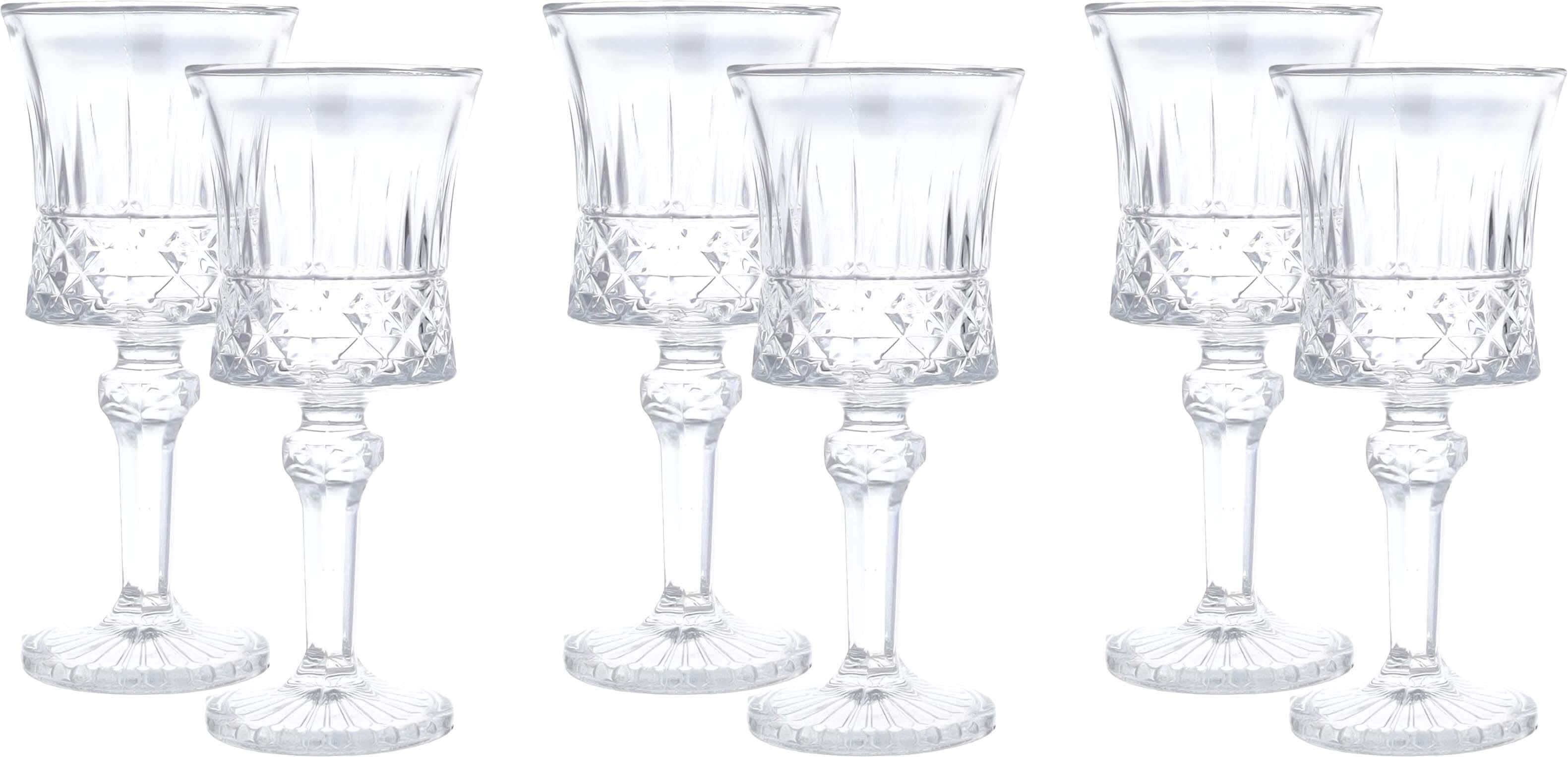 Dream Glass Glasses Set, 6 Pieces, 90 ml - Clear