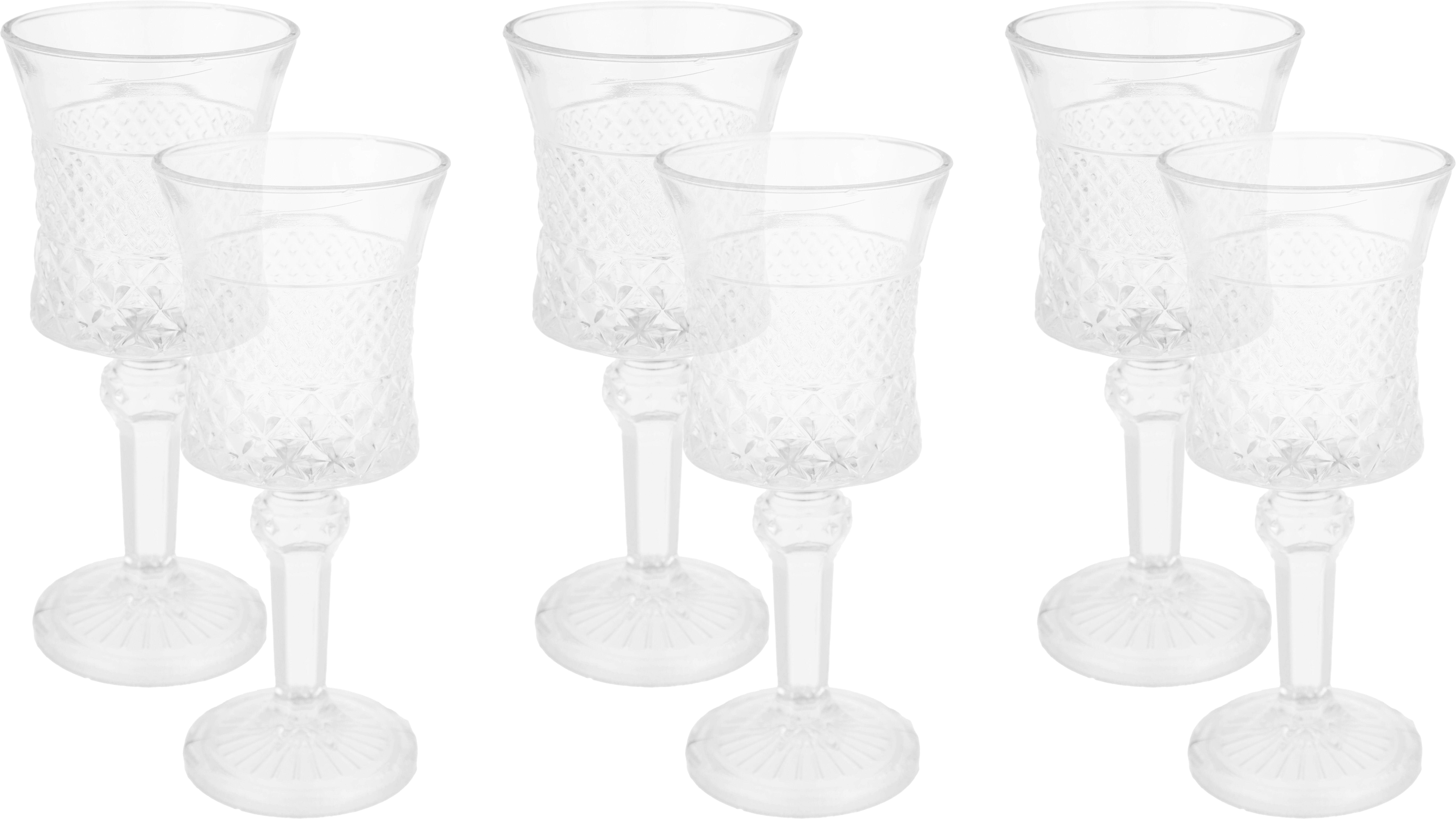 Dream Glass Glasses Set, 6 Pieces, 90 ml - Clear