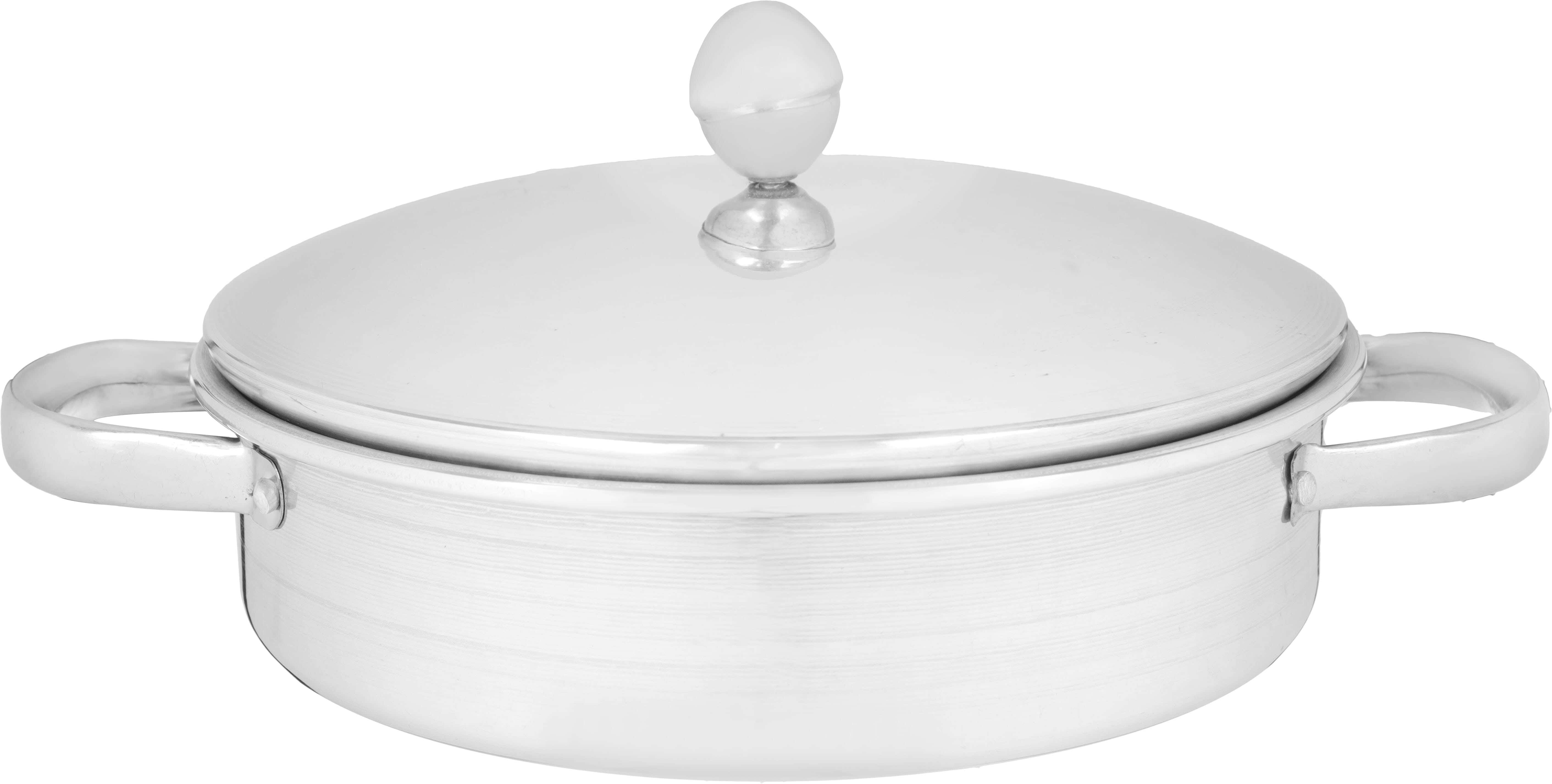 Abdeen Aluminum Oven Tray, 24 cm - Silver