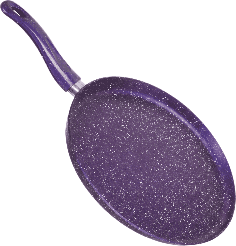 Vella Granite Crepe Pan, 32 cm - Purple