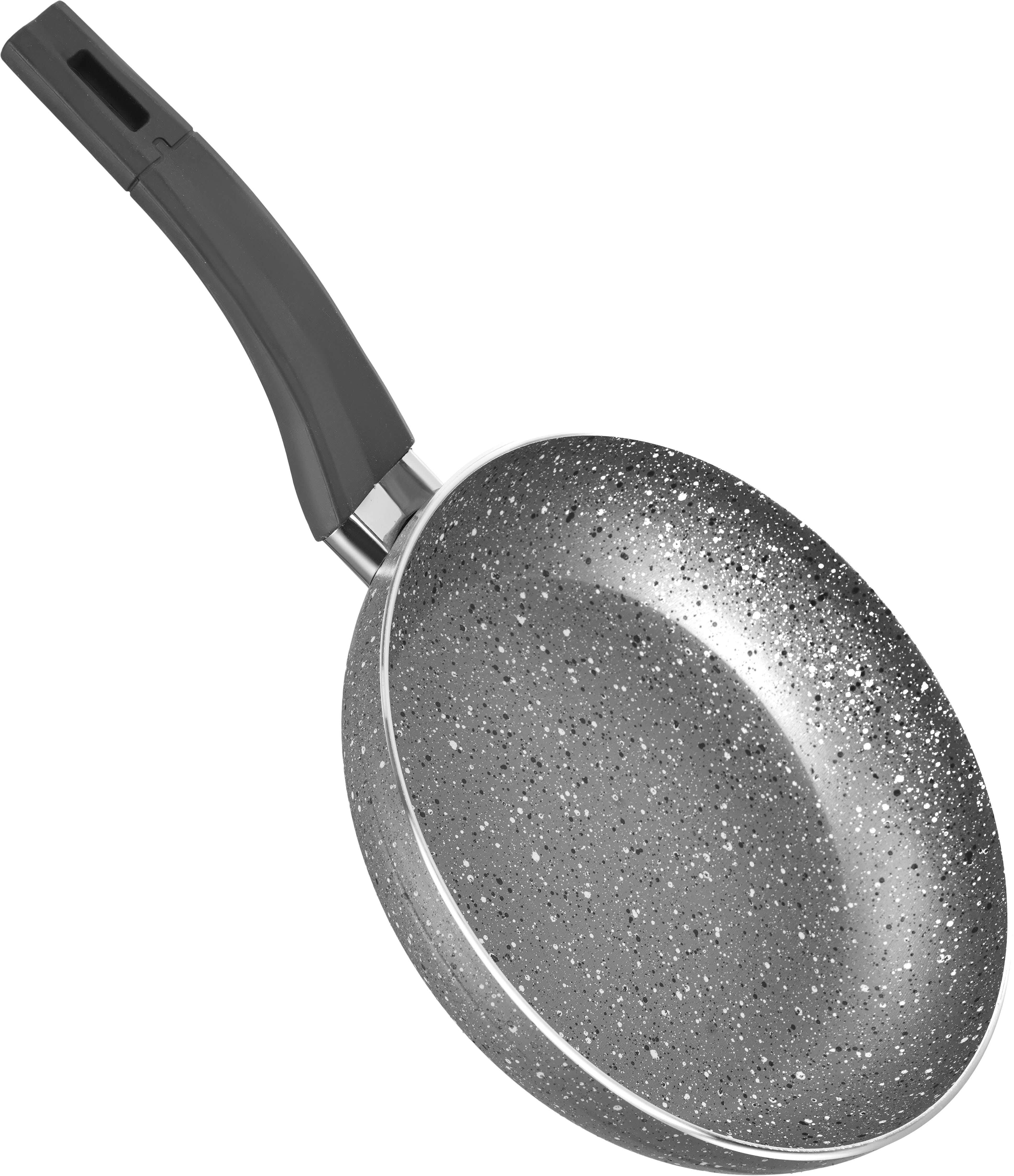 Trueval Premium Granite Fryer, 24 cm - Grey