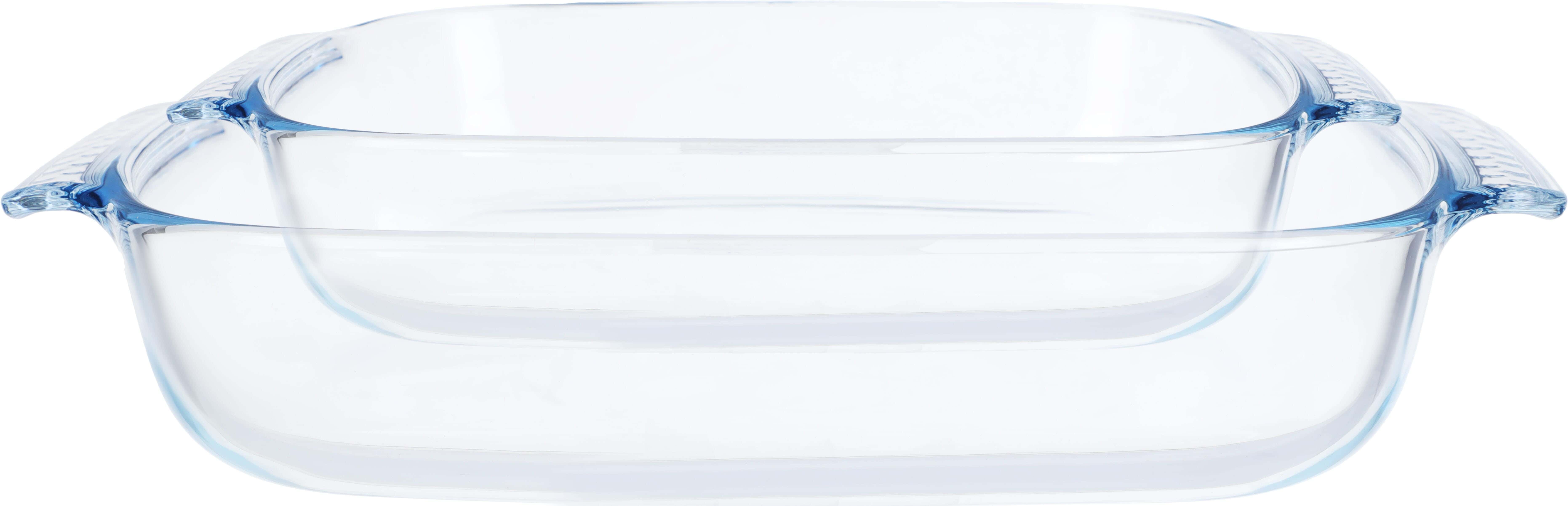 Pyrex Thermal Glass Oven Dish Set, 2 Pieces - Clear