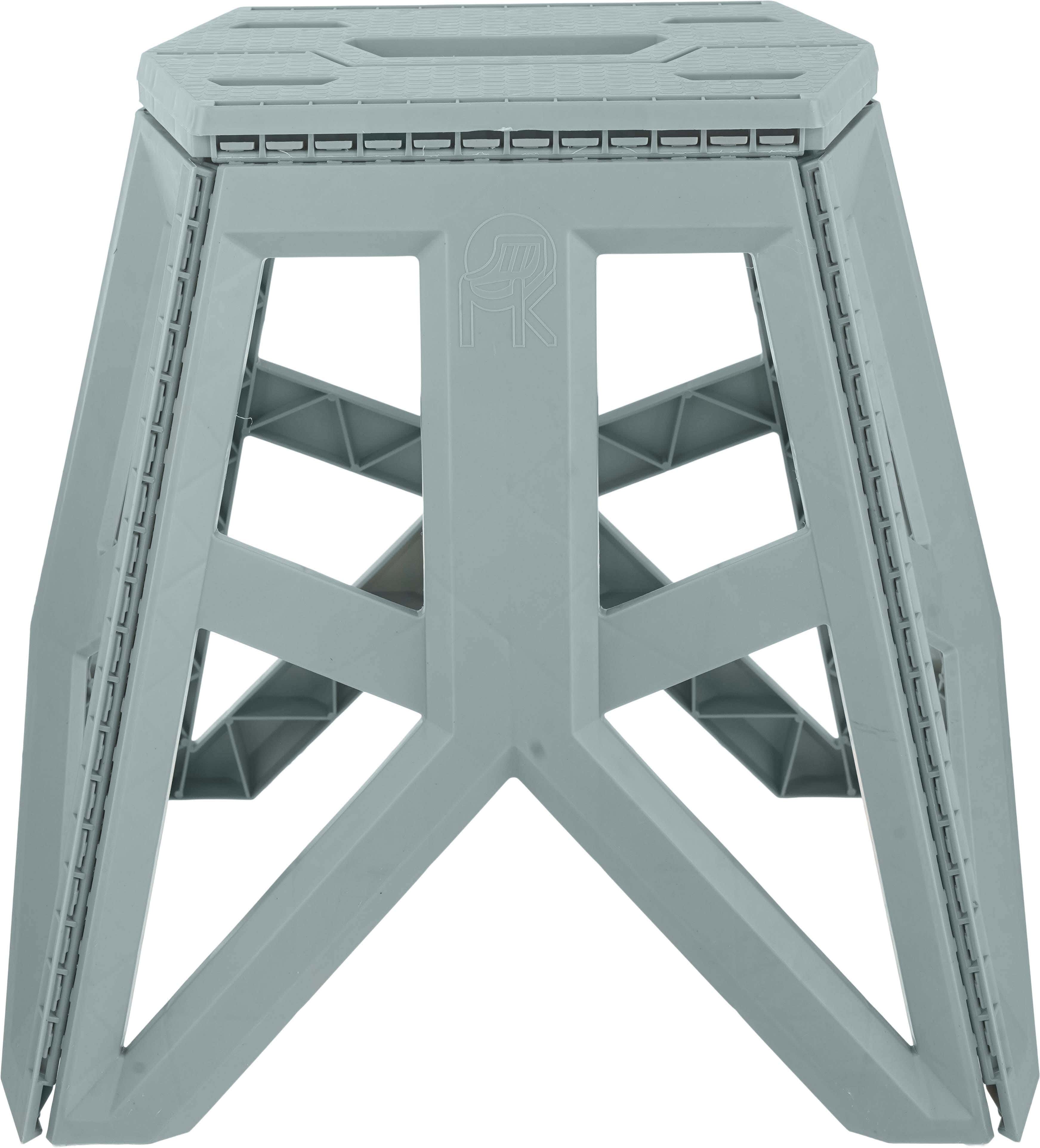 Plastic Chair, Easy to Fold, 58×50 cm - Olive