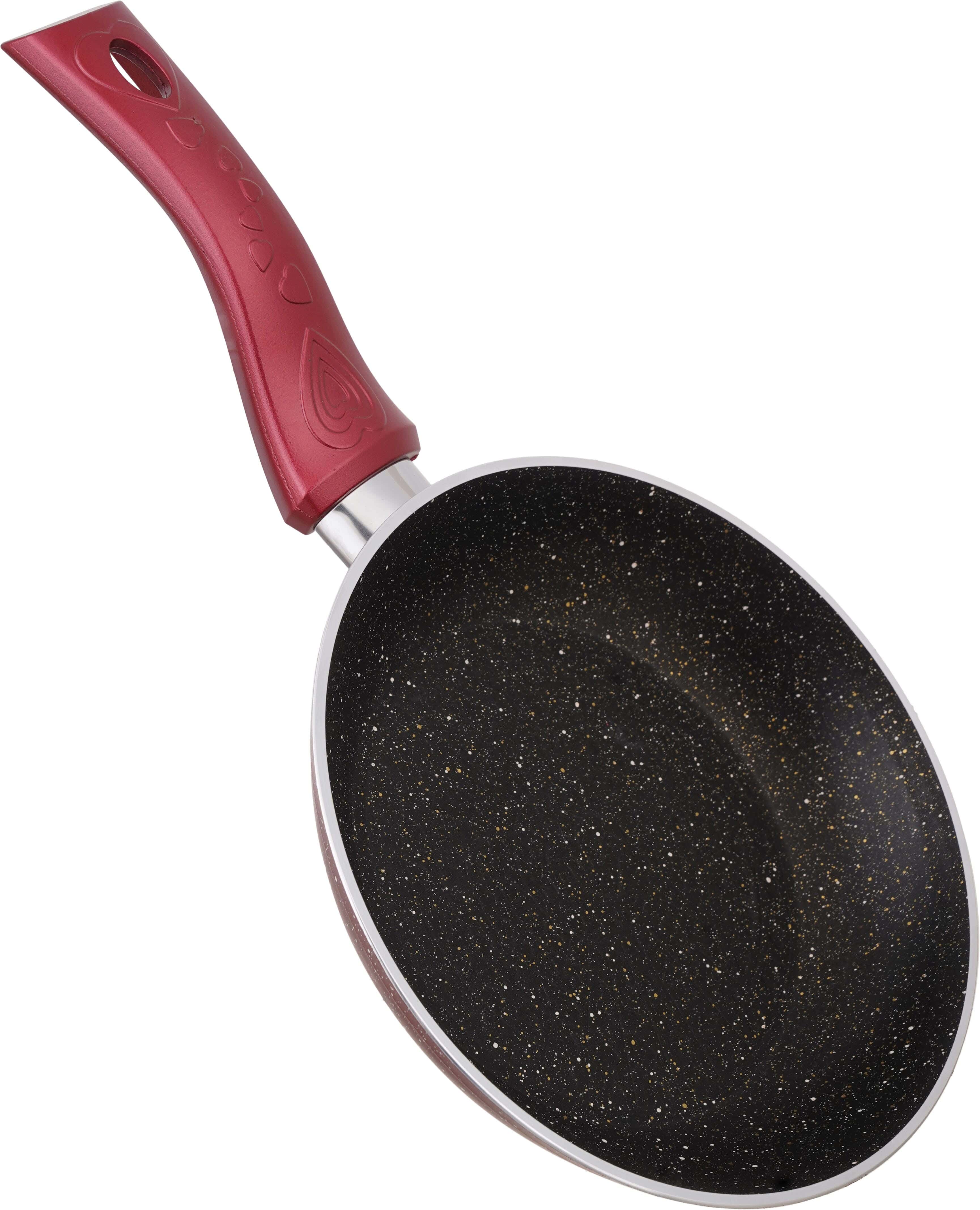 Nouval Granite Fryer, 18 cm - Dark Red
