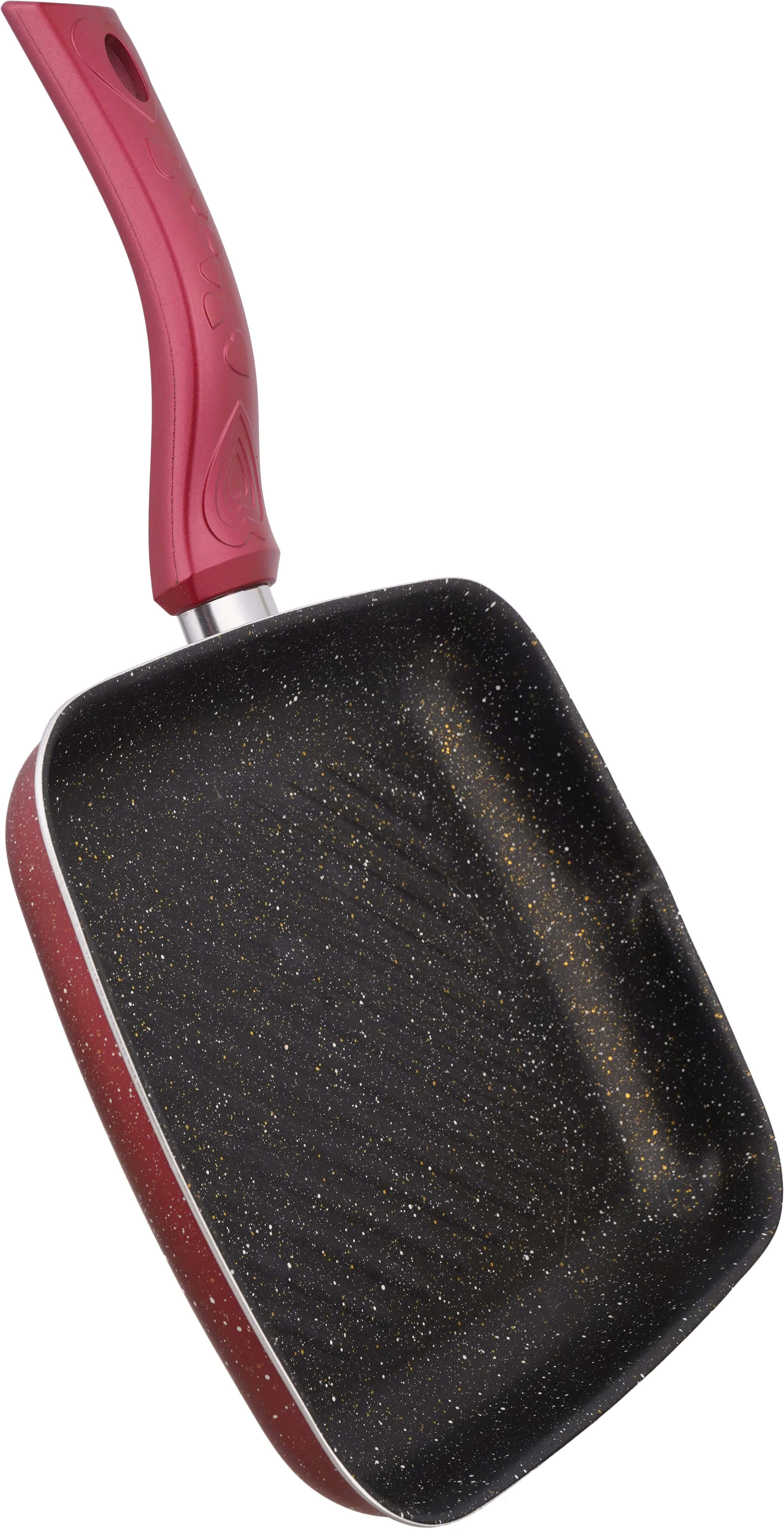 Nouval Granite Grill, 26 cm - Dark Red