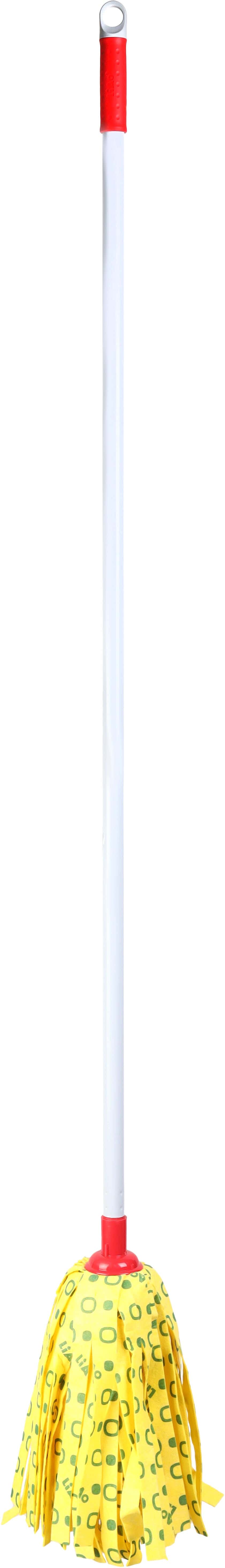 Liao Microfiber Flat Mop with Metal Handle, 120×26 cm – Multicolor