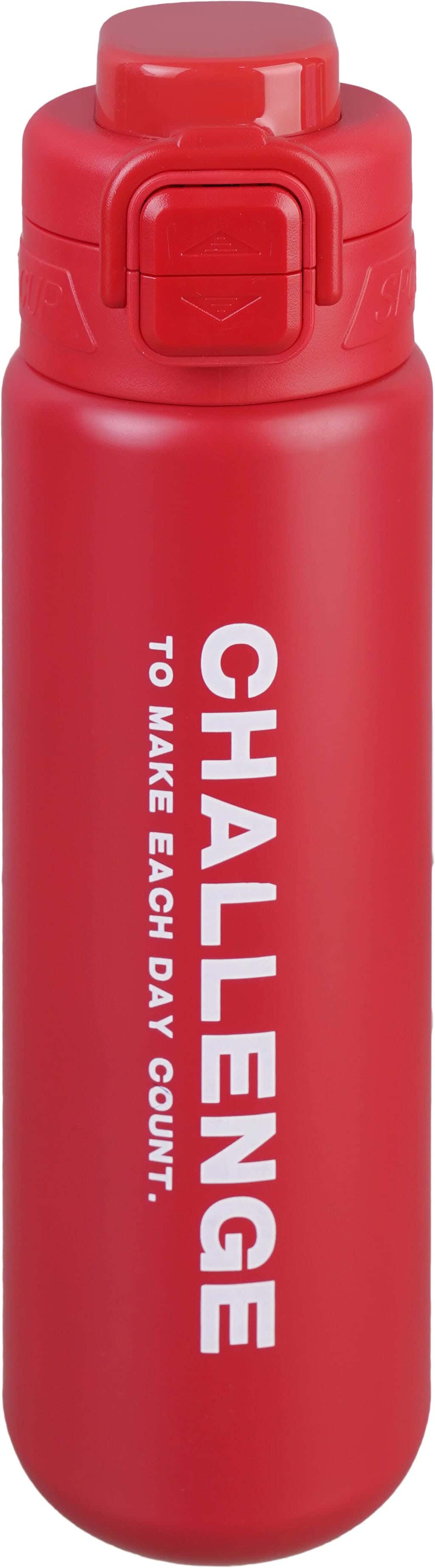 Stainless Steel Thermal Mug, 680 ml - Red