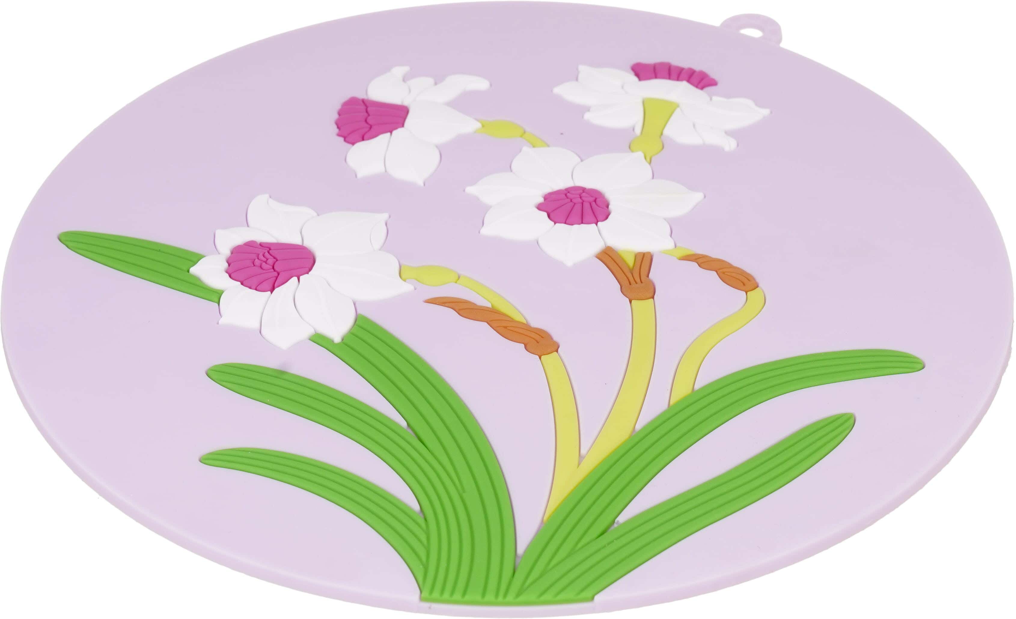 Silicone Thermal Coaster, 20 cm - Mauve