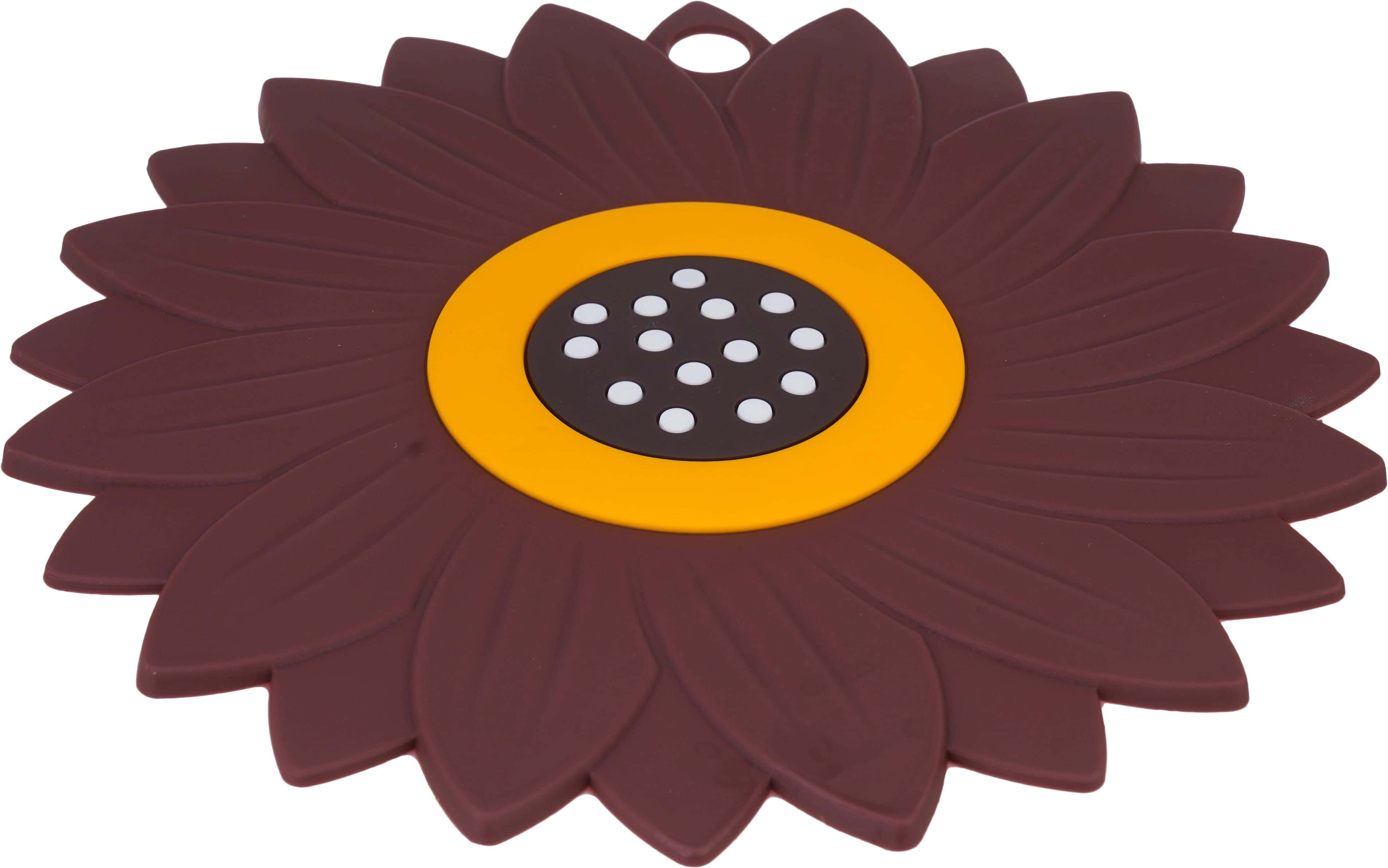 Silicone Thermal Coaster, 19 cm - Brown