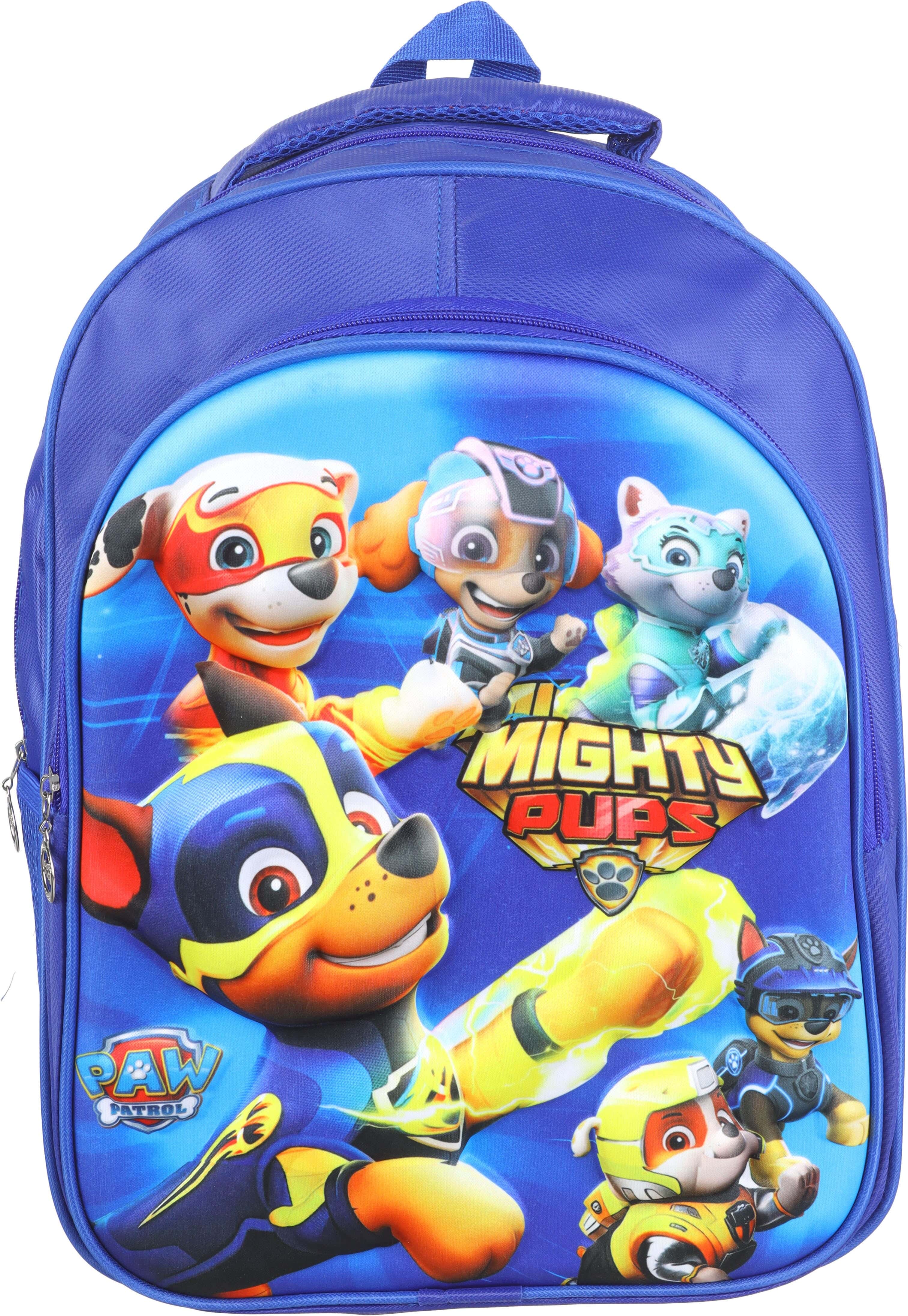 Waterproof School Backpack for Boys, 2 Zippers, 14 Inch - Multicolor