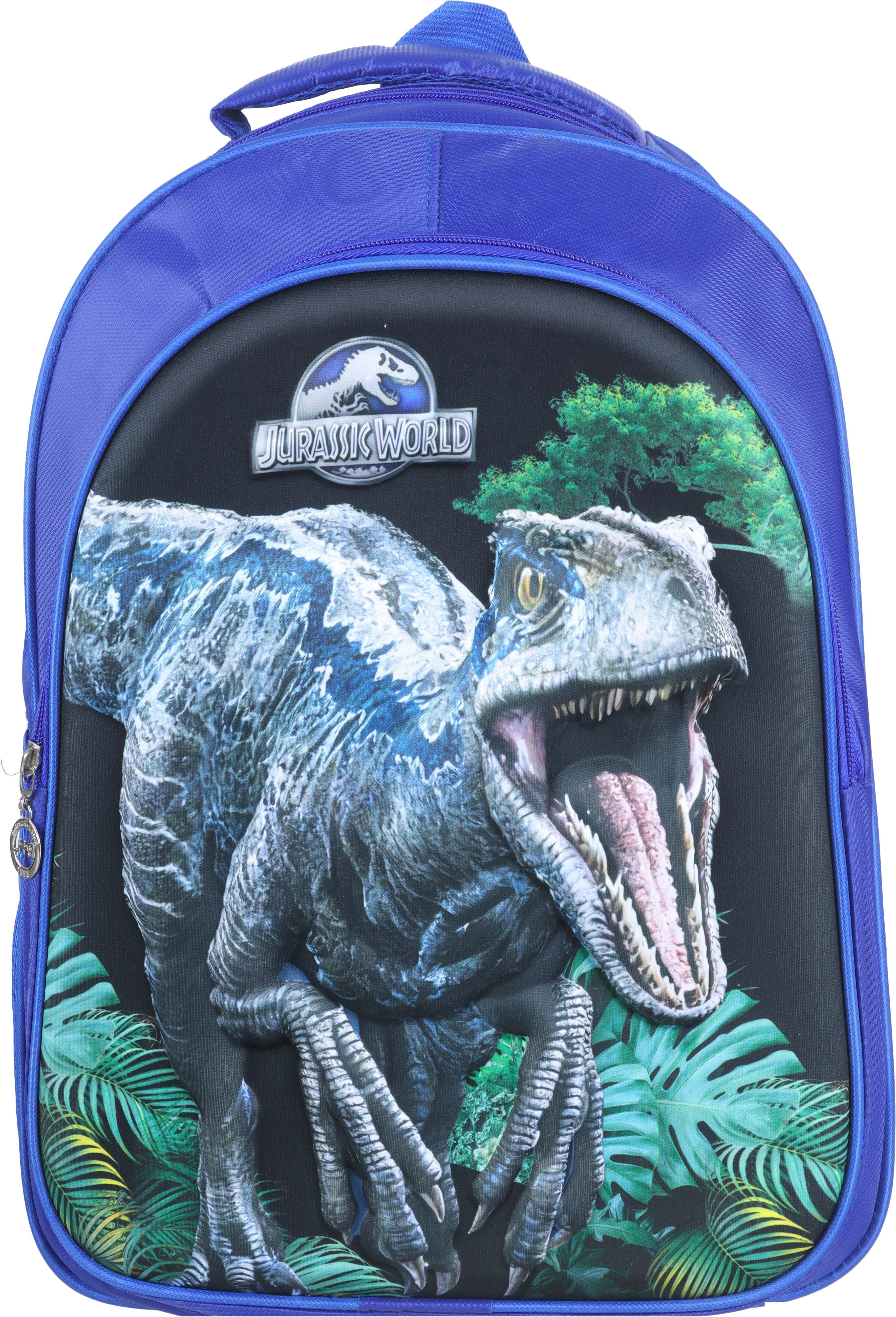 Waterproof School Backpack for Boys, 2 Zippers, 14 Inch - Multicolor