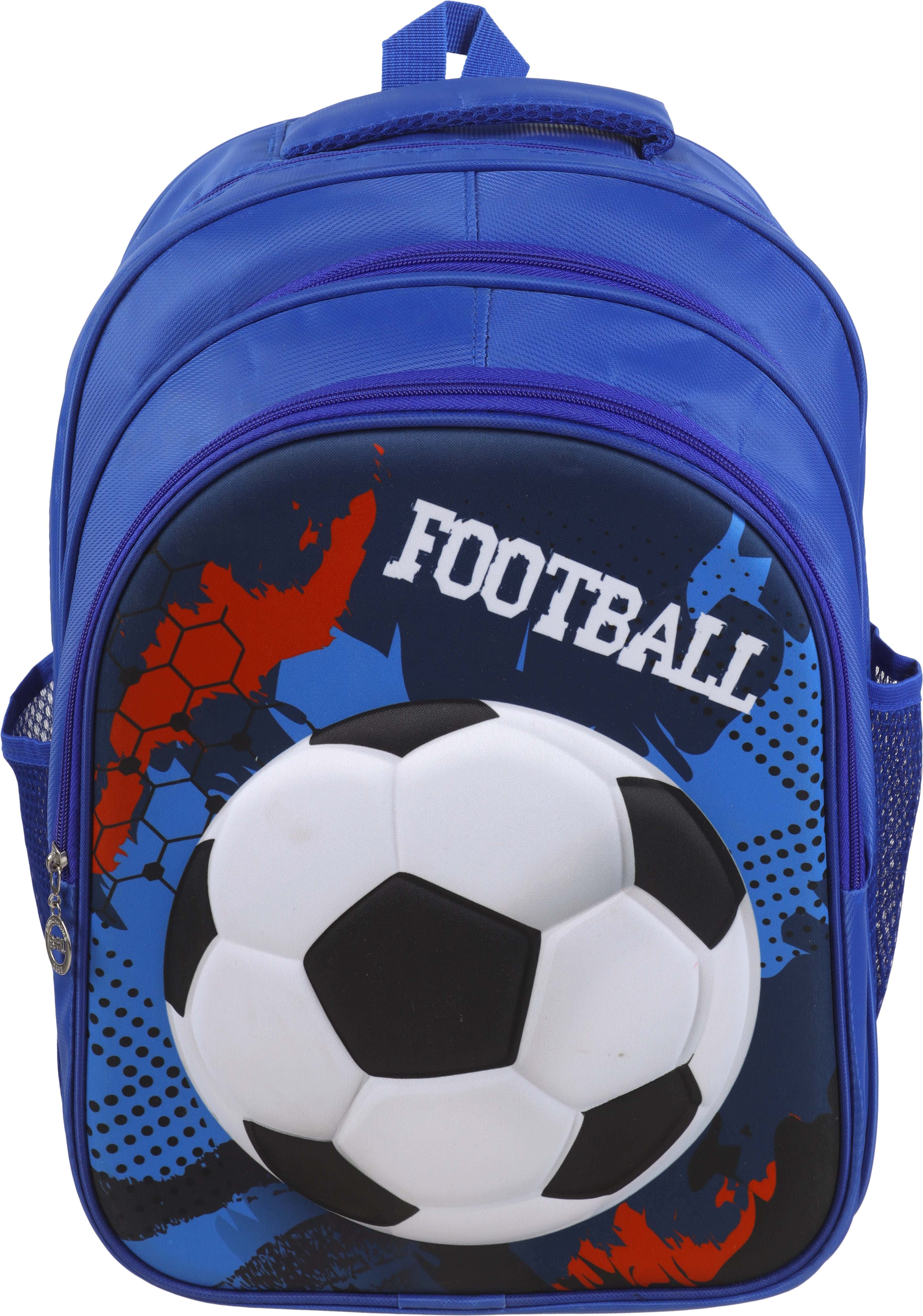 Waterproof School Backpack for Boys, 3 Zippers, 32×40 cm - Multicolor