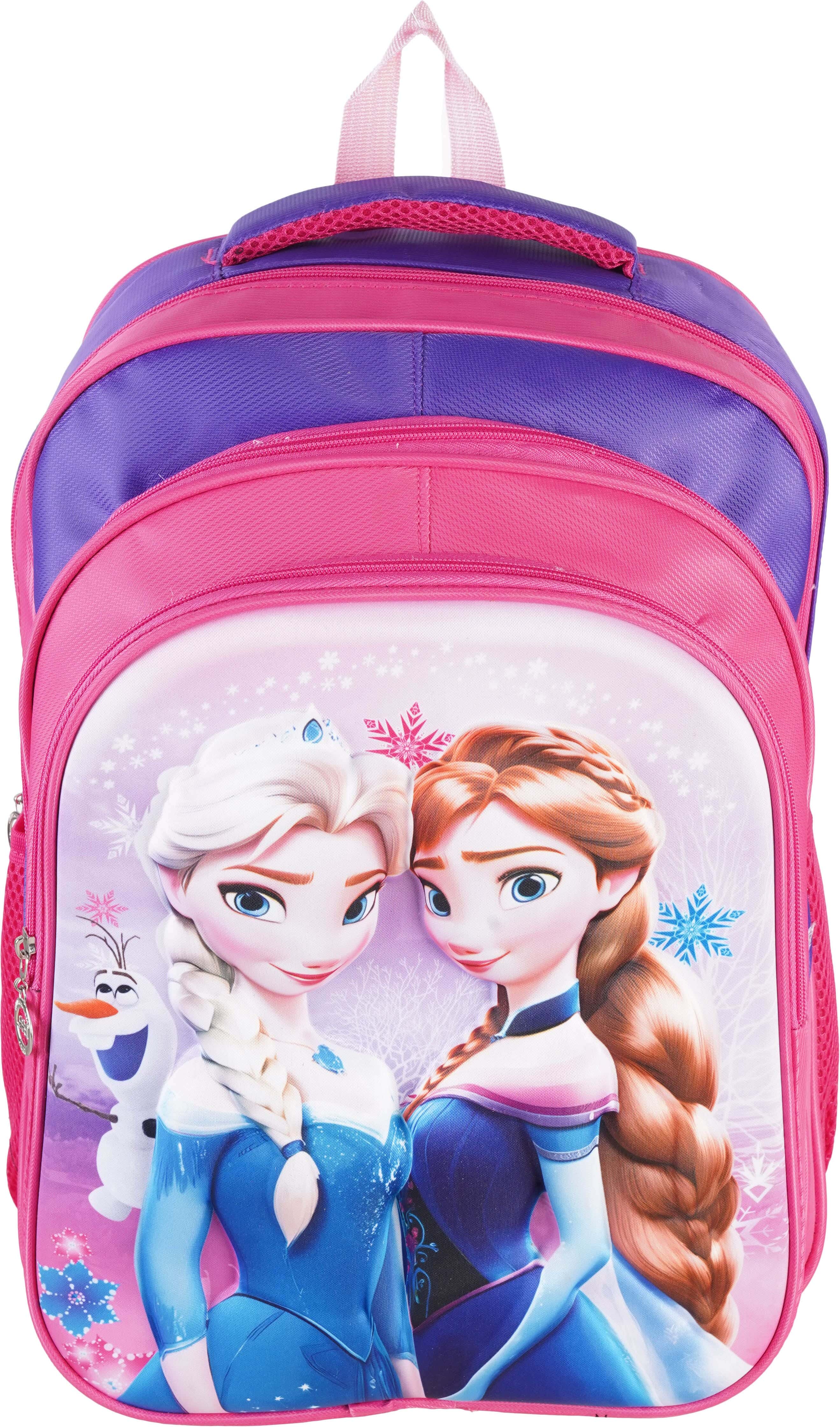 Waterproof School Backpack for Girls, 3 Zippers, 15.7 Inch - Multicolor