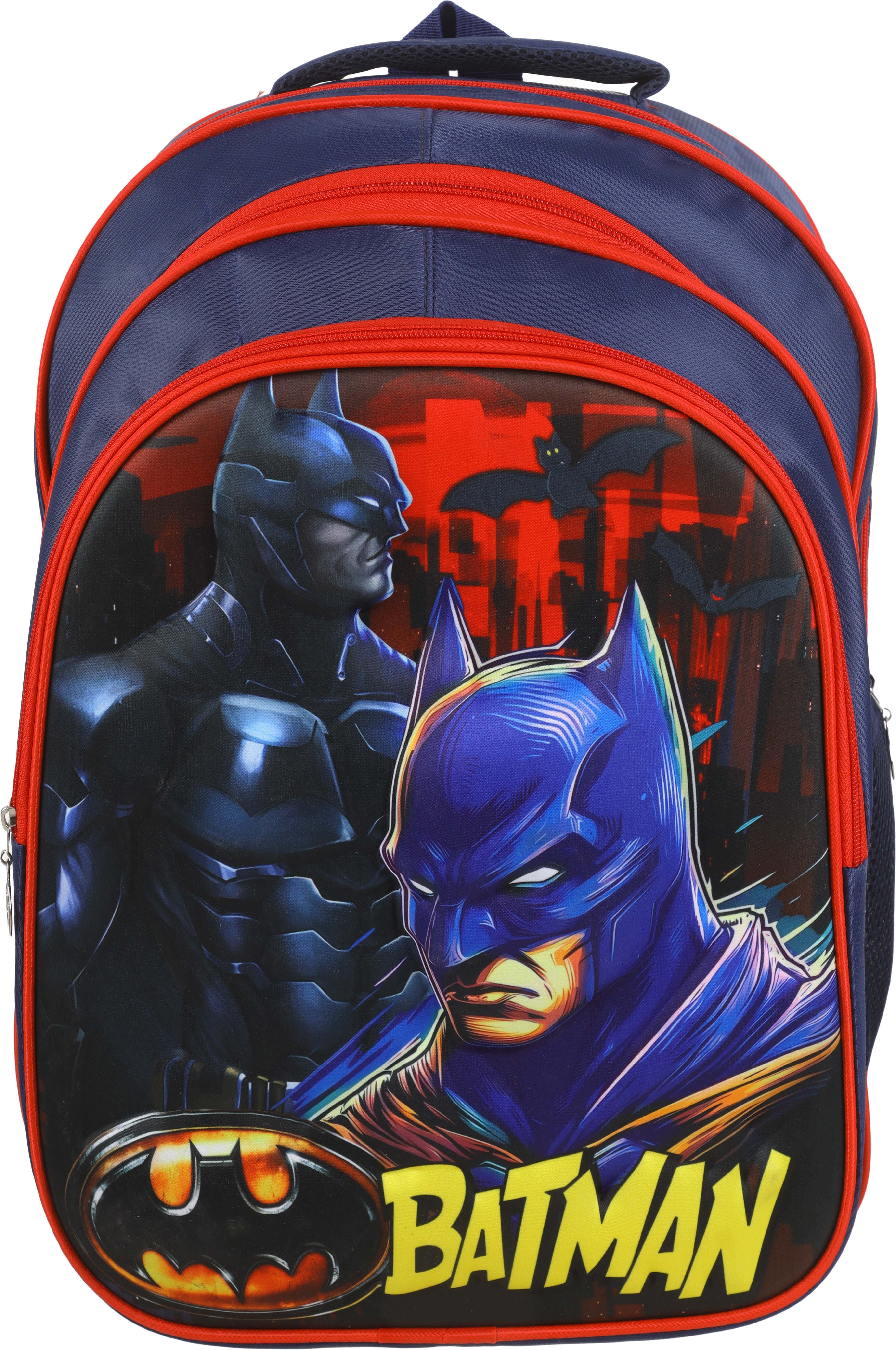 Waterproof School Backpack for Boys, 3 Zippers, 32×40 cm - Multicolor