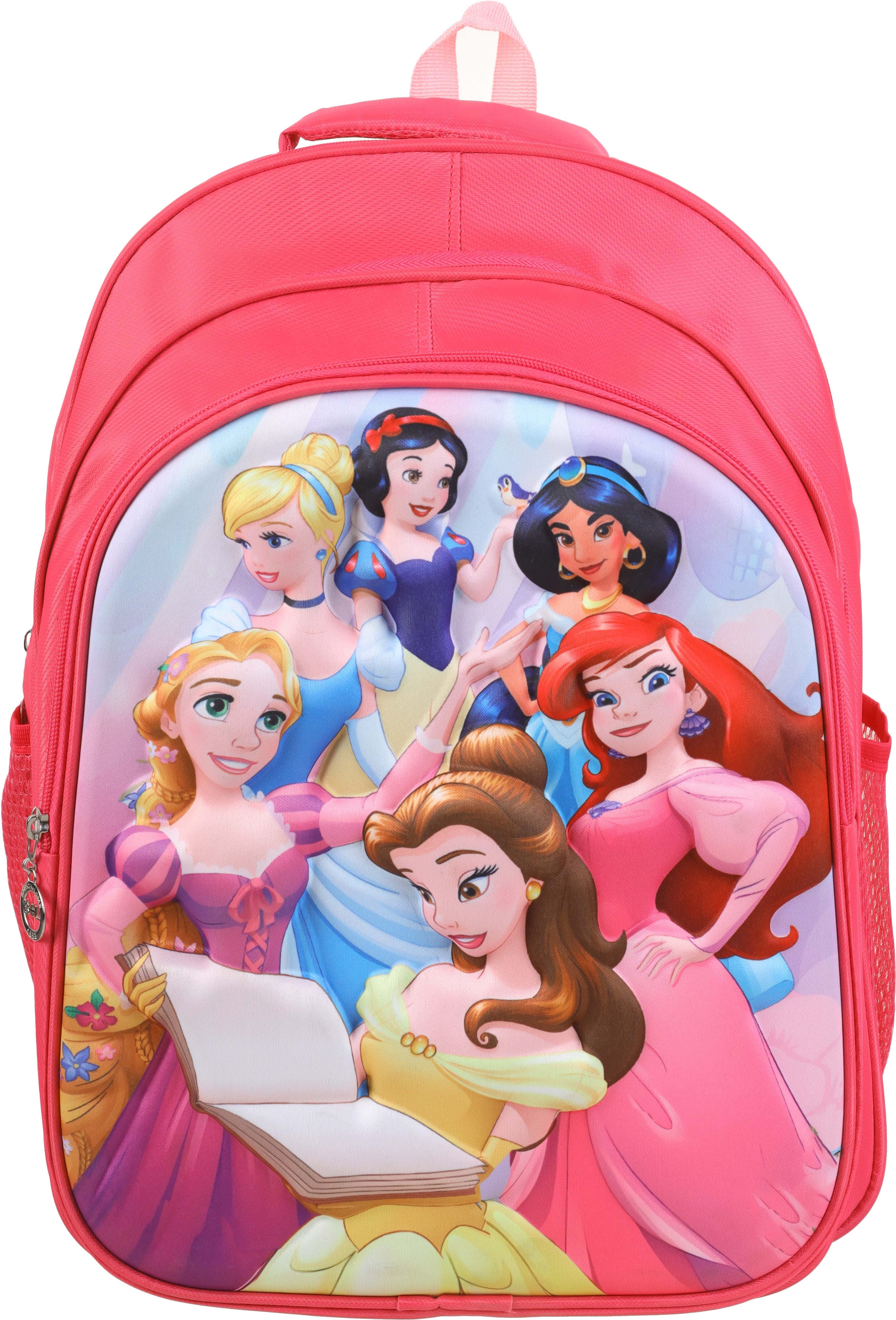 Waterproof School Backpack for Girls, 3 Zippers, 32×40 cm - Multicolor