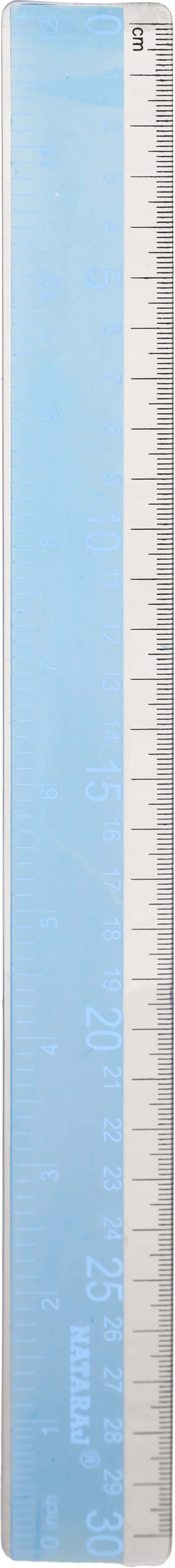 Nataraj Plastic Ruler, 30 cm - Blue