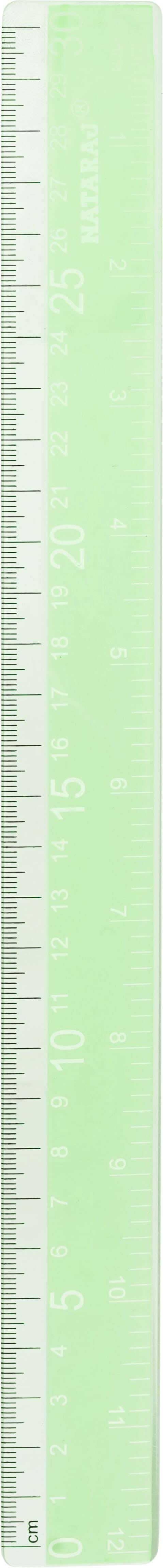 Nataraj Plastic Ruler, 30 cm - Green
