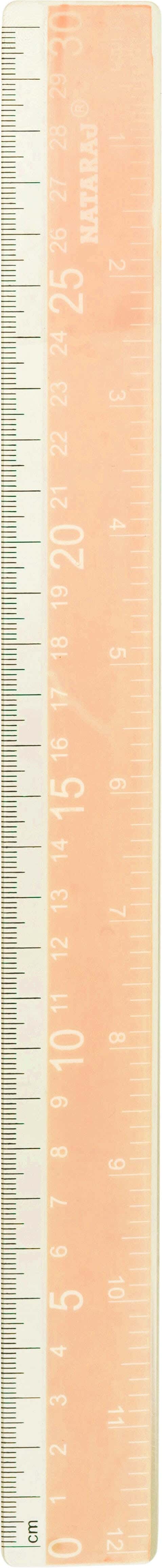 Nataraj Plastic Ruler, 30 cm - Orange