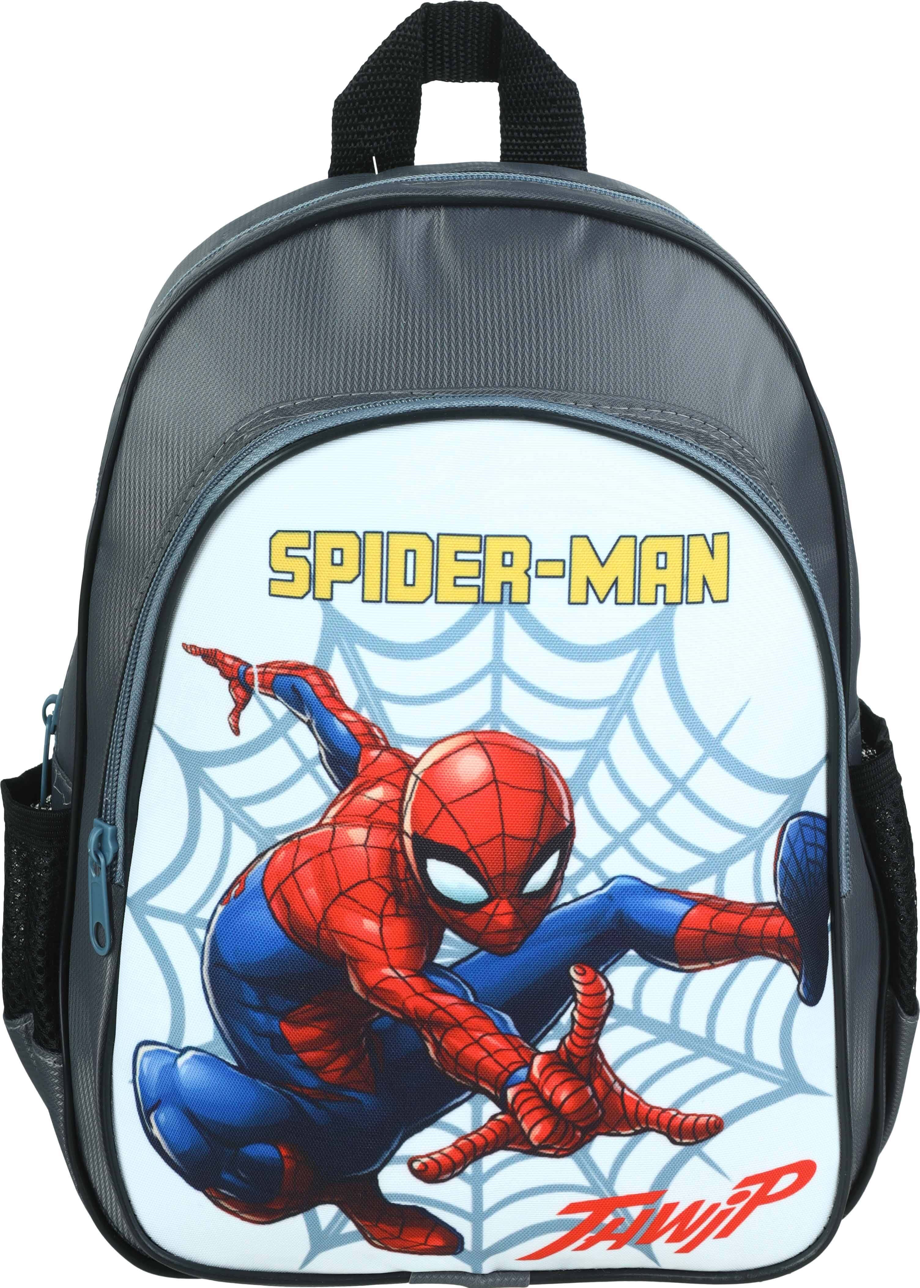 Nursery Bag For Boys, 2 Zippers, 30×20 Cm - Multicolor
