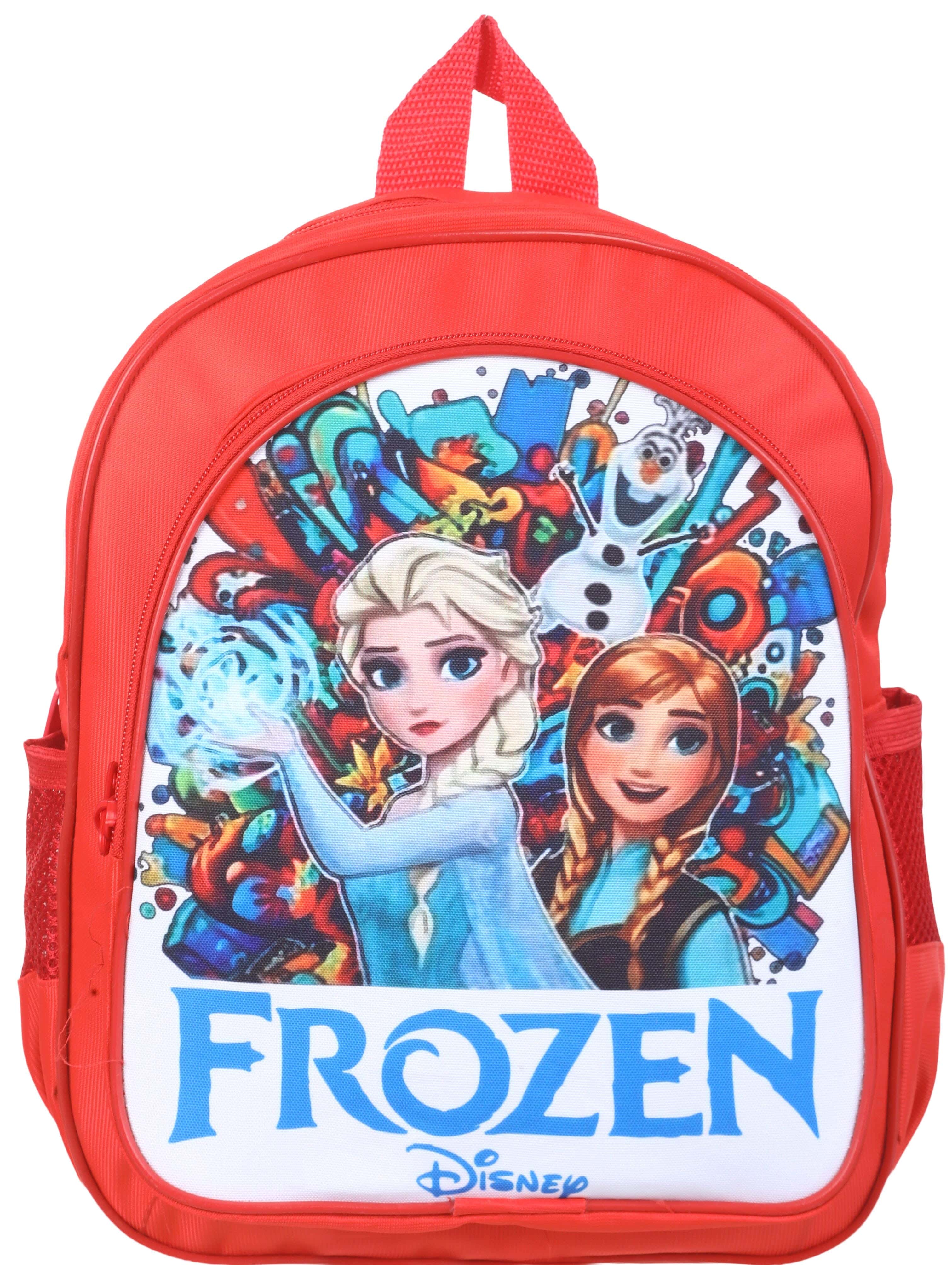 Nursery Bag For Girls, 2 Zippers, 30×20 Cm - Multicolor