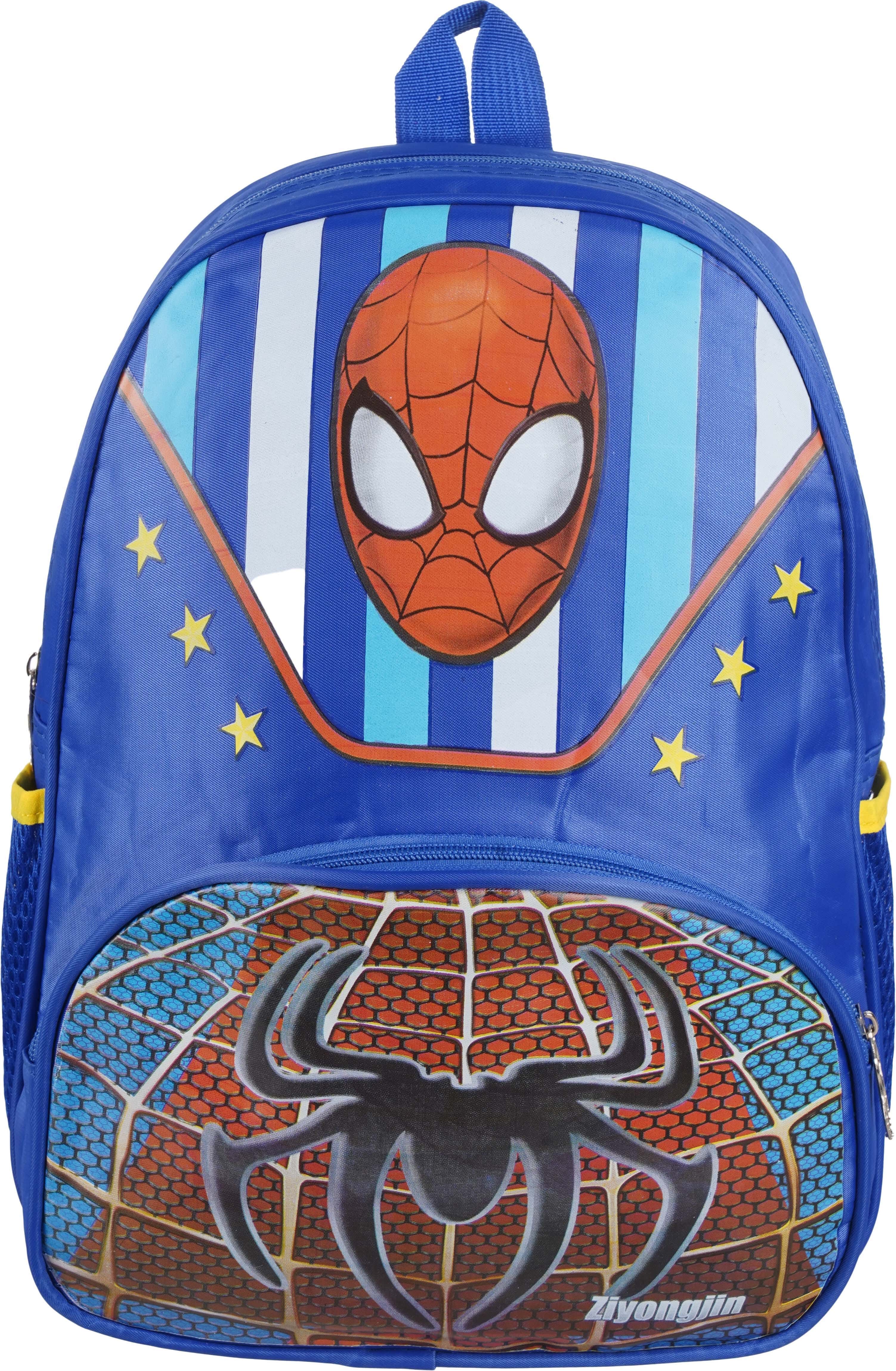 Microfiber Nursery Bag For Boys, 12 Inches, 2 Zippers - Blue Red