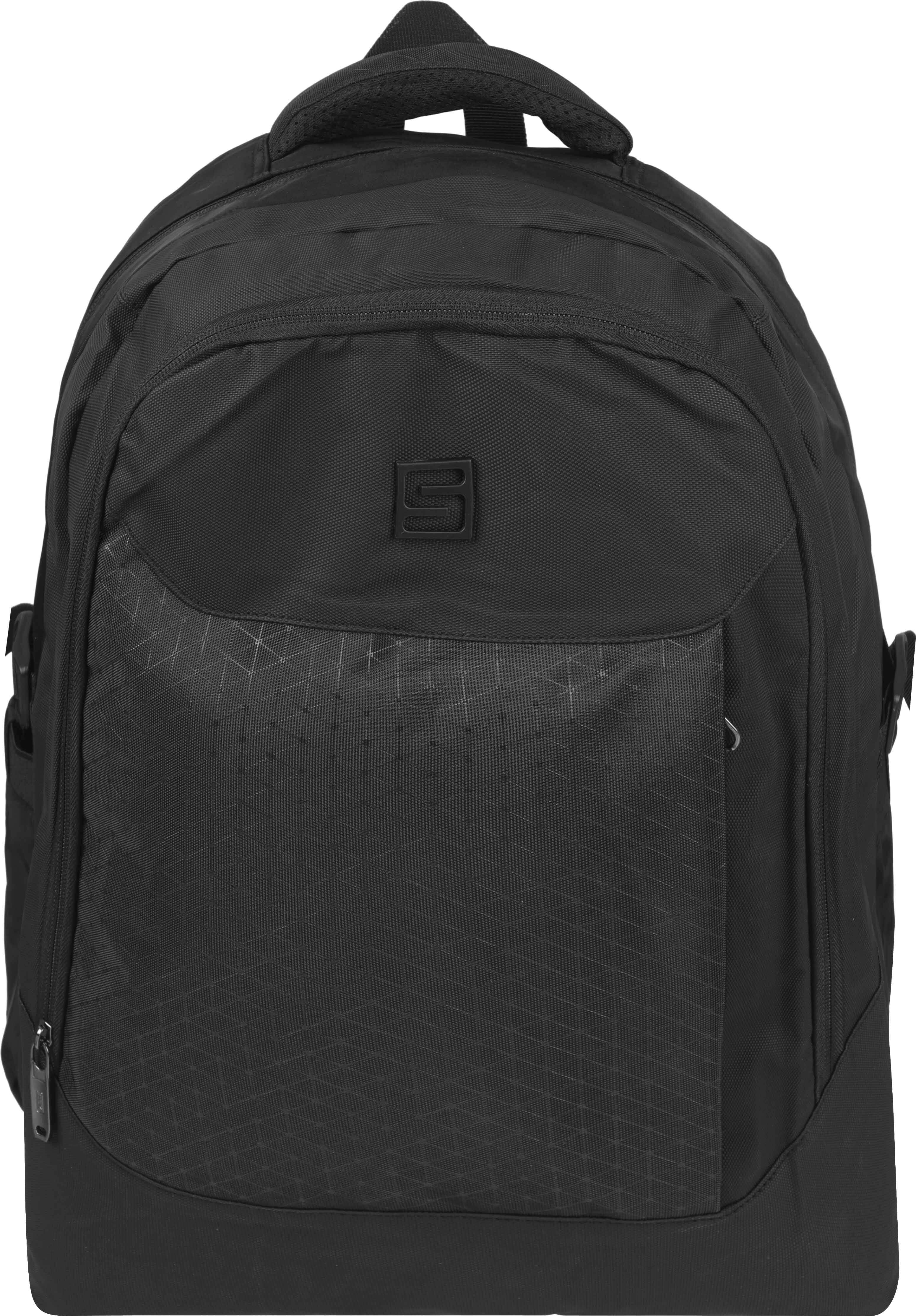 Laptop bag, 18 inch, 2 zippers - Black