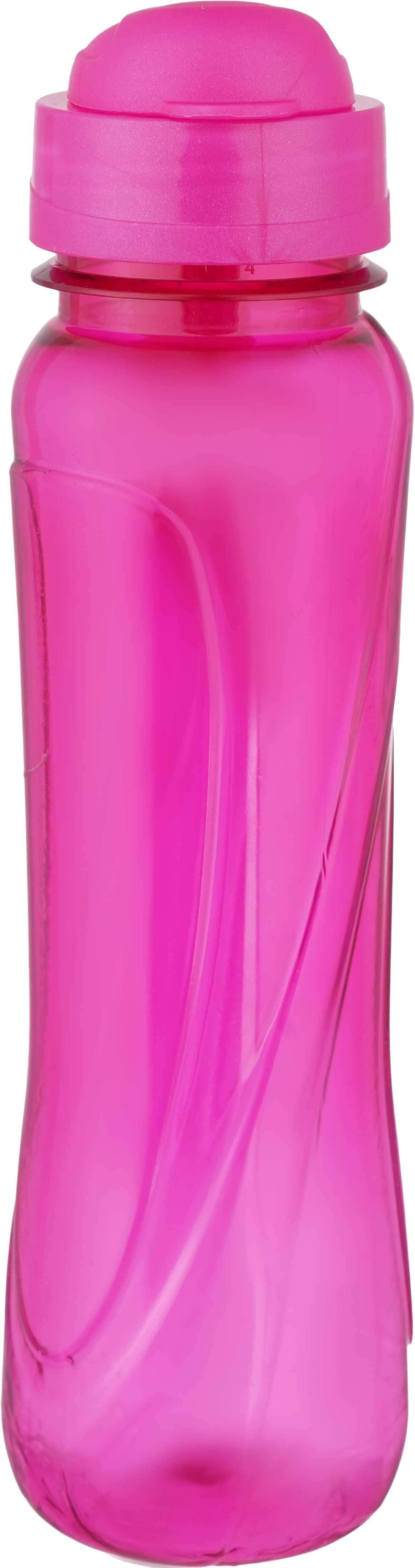 Pro Plast Plastic Sport Water Bottle, 400 ml - Fuchsia