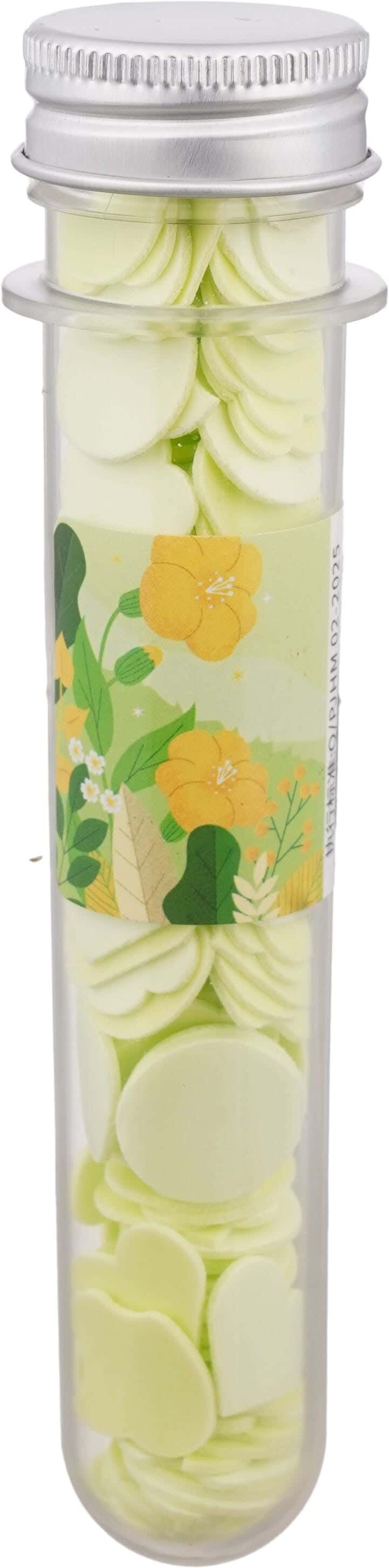 Paper Soap Box Flower Shaped, 100 Pieces - Lemon
